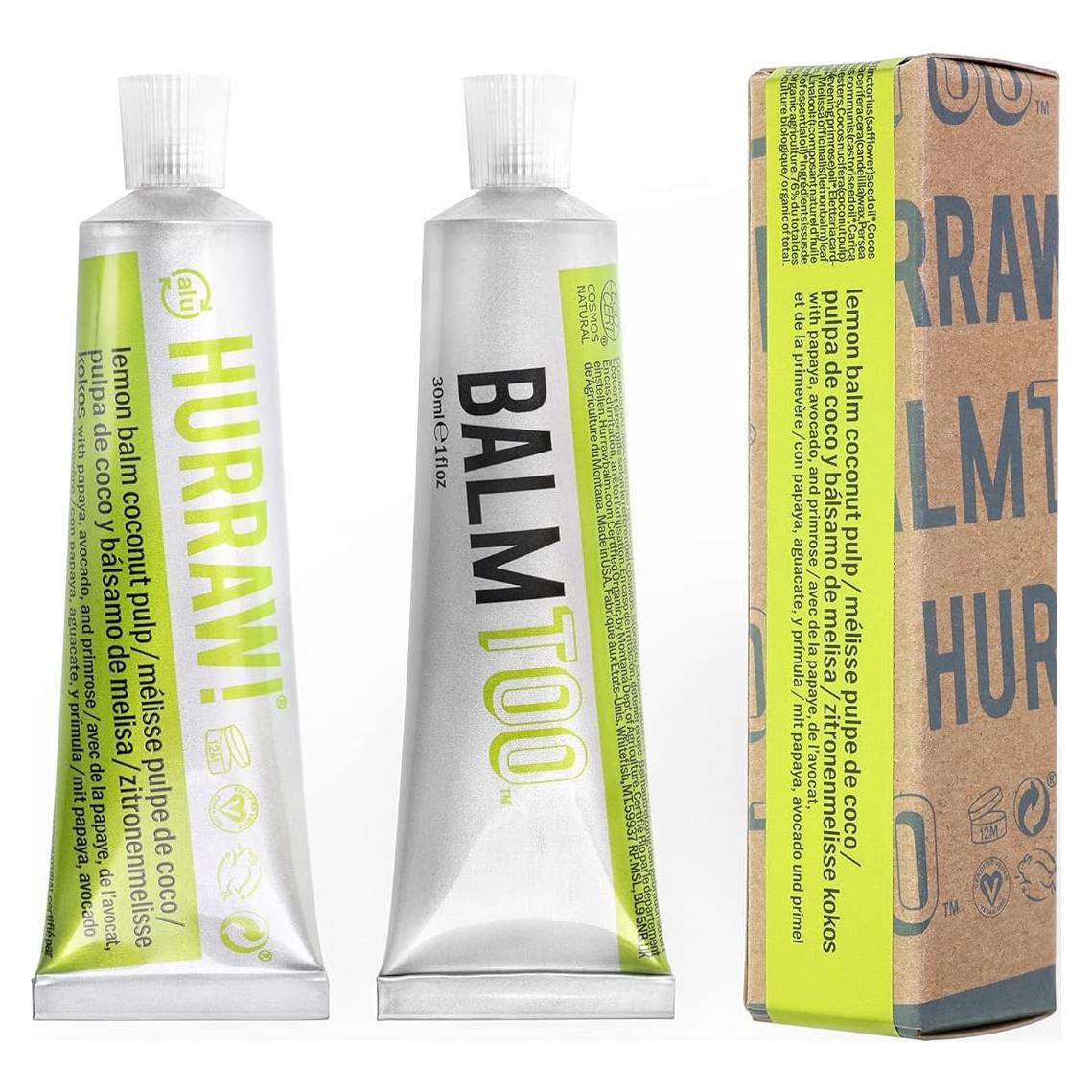 Bálsamo Hidratante Multiuso Hurraw! Balmtoo 30 ml Coco Limón