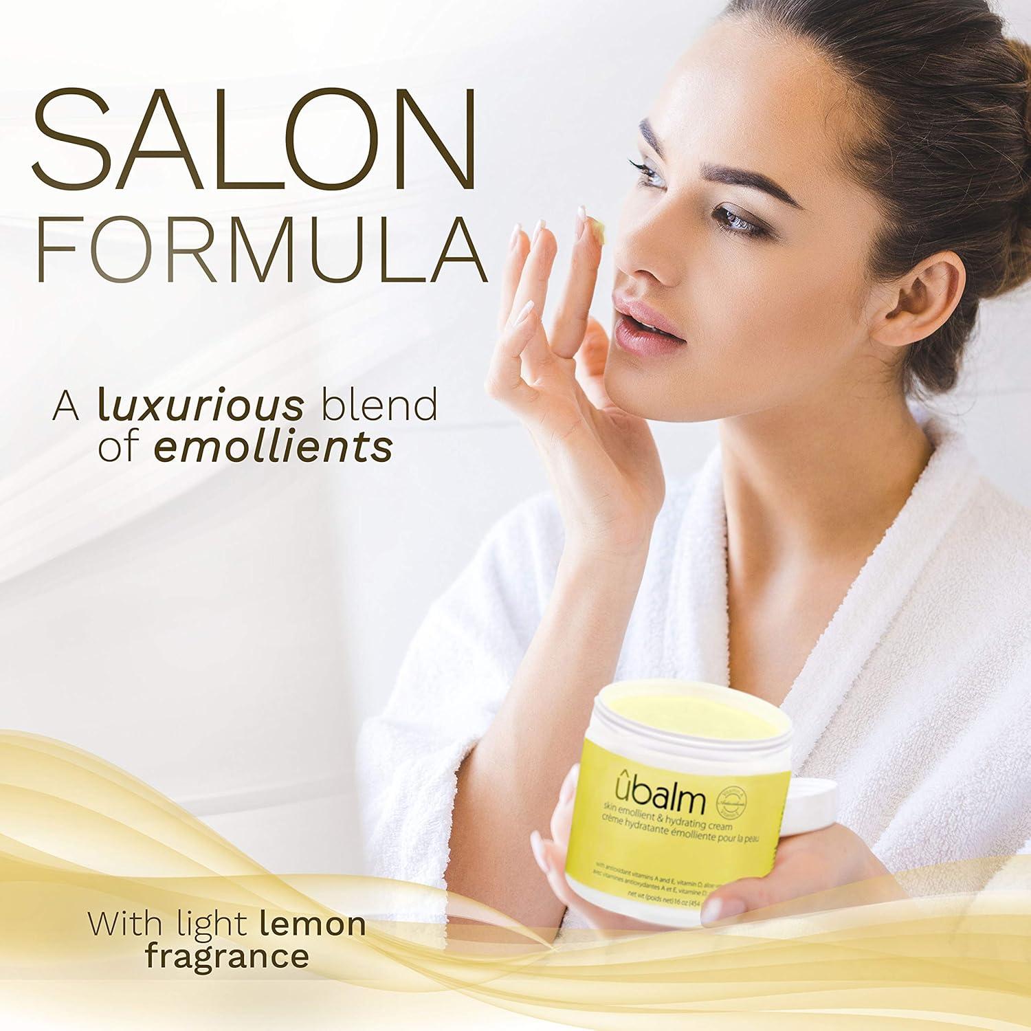 Crema Emoliente Ubalm Amarillo 473 ml con Aloe Vera y Limón