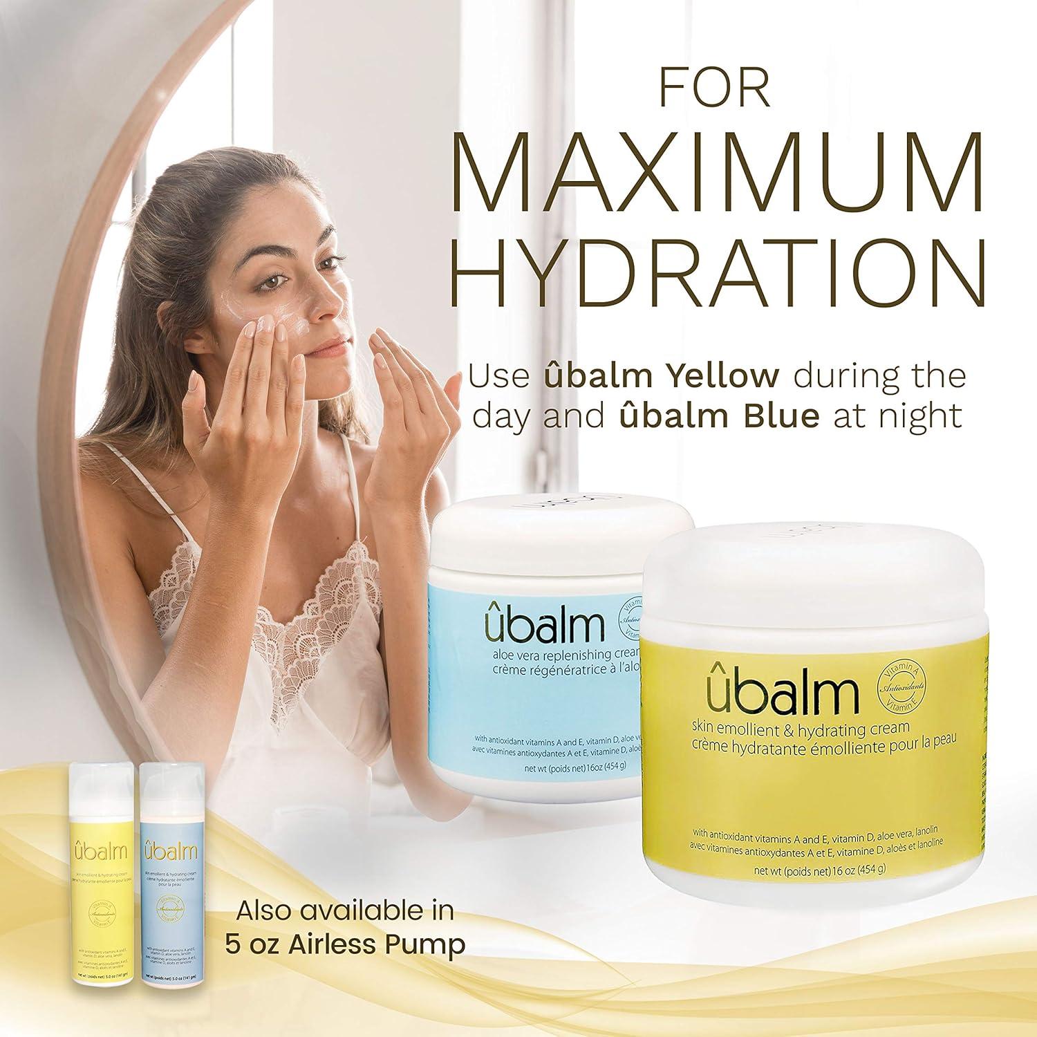 Crema Emoliente Ubalm Amarillo 473 ml con Aloe Vera y Limón