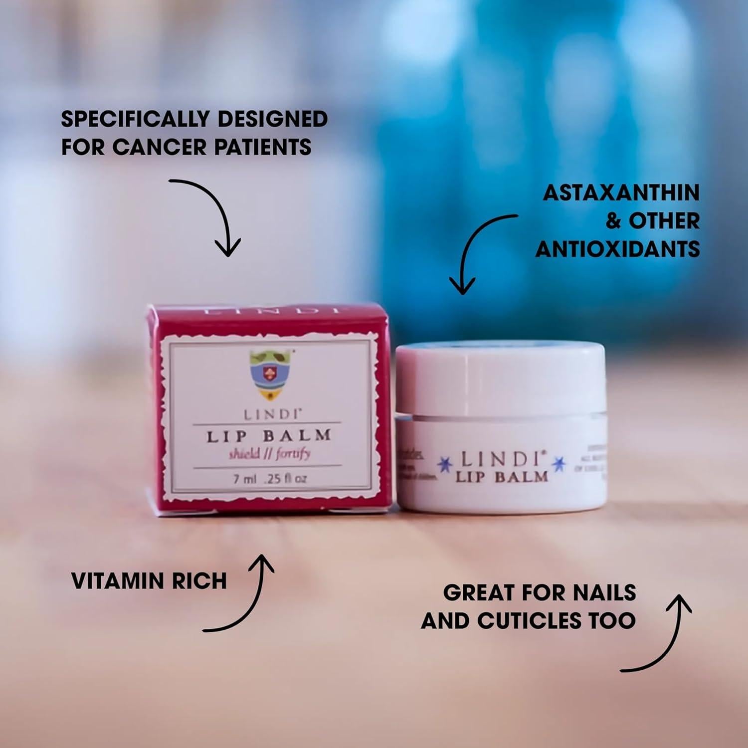 Bálsamo Labial Lindi Skin 7.4 ml - Hidratante con Vitamina E