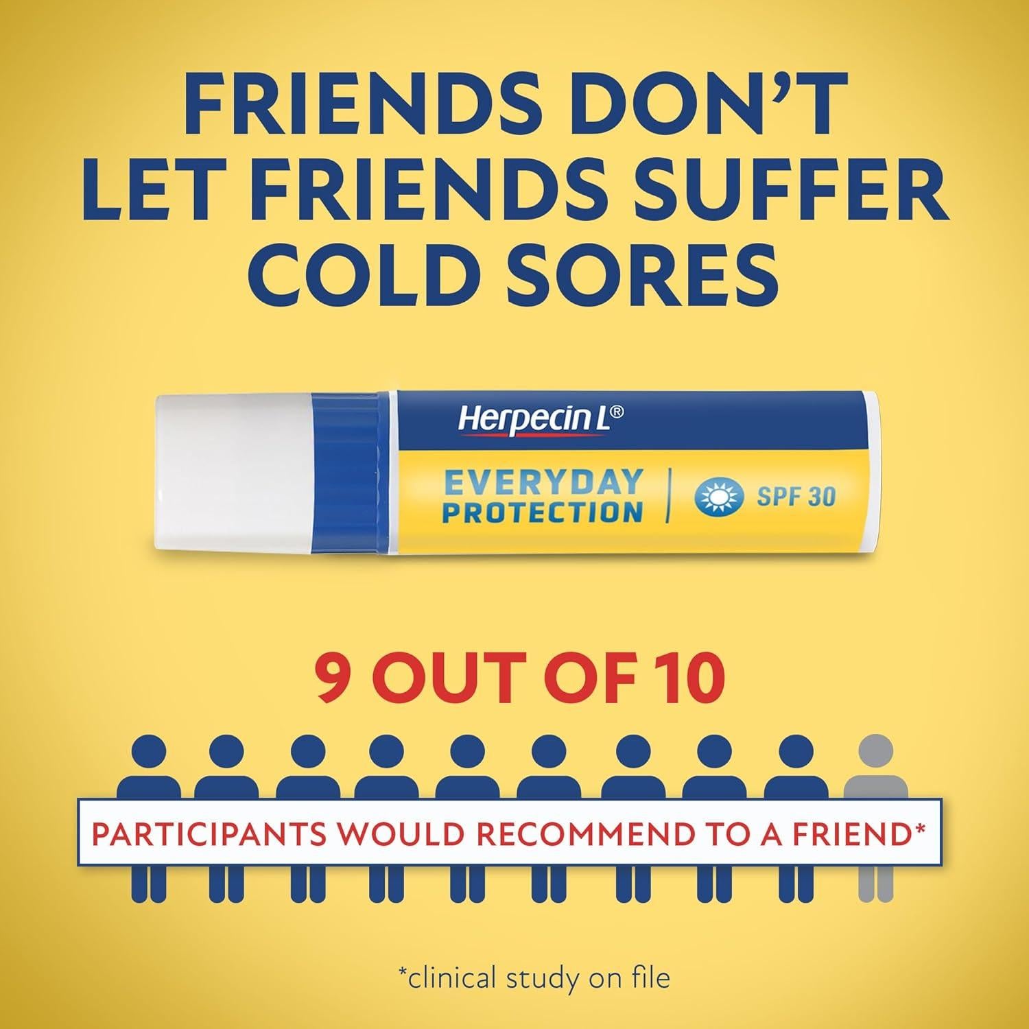 Bálsamo Labial Herpecin L 2.83g con SPF30 - Paquete de 2