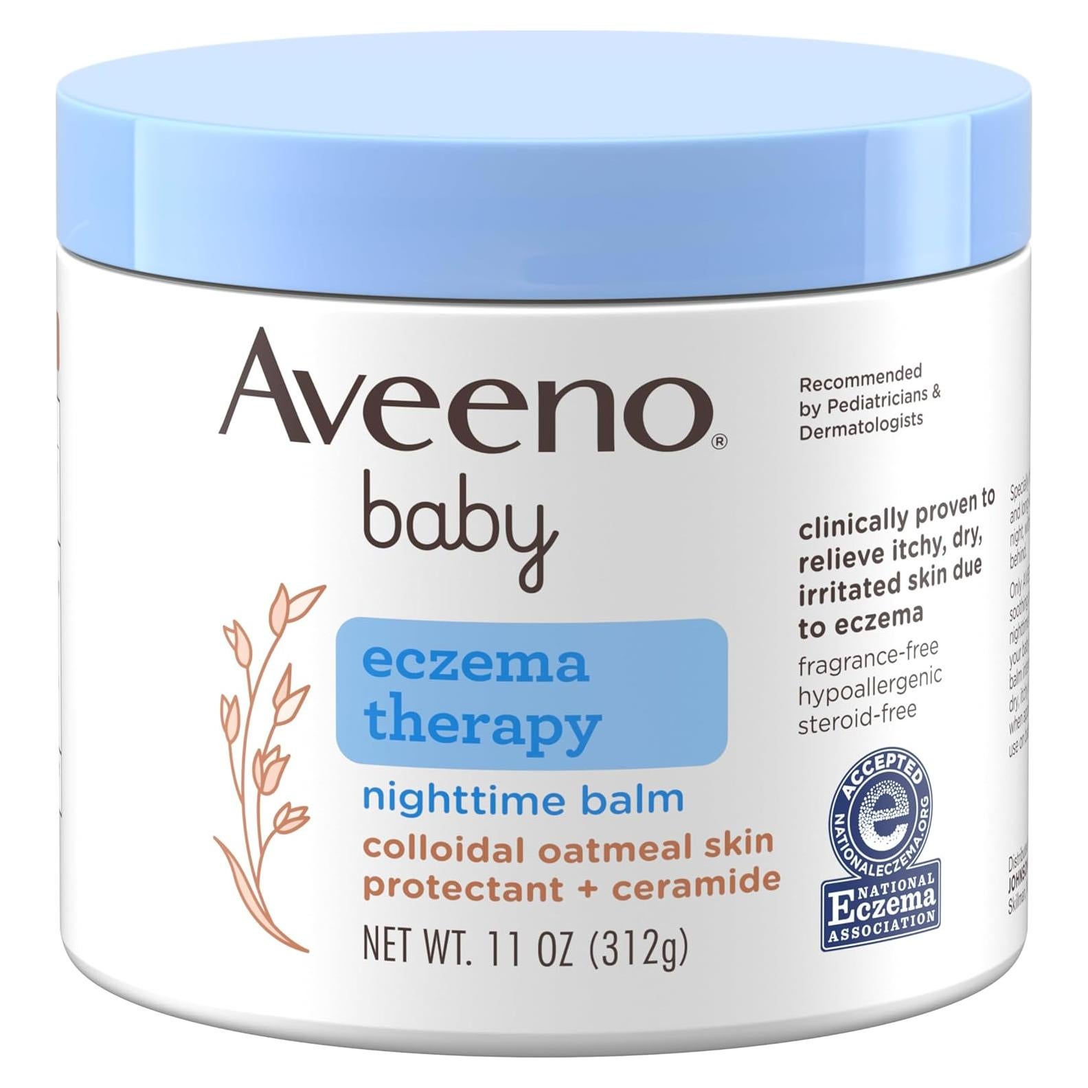 Bálsamo Corporal Hidratante Nocturno Aveeno Baby 311 g
