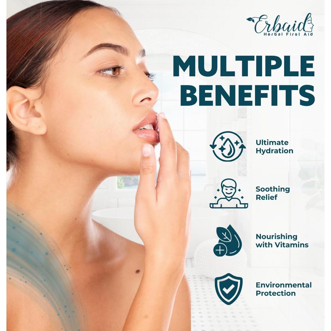 Bálsamo Labial Natural Erbaid - Hidratante de Grasa de Res 32g