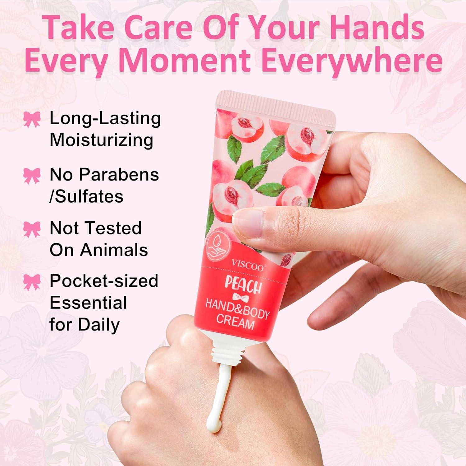 Set de Regalo Crema de Manos y Bálsamo Labial VISCOO - 4 Piezas