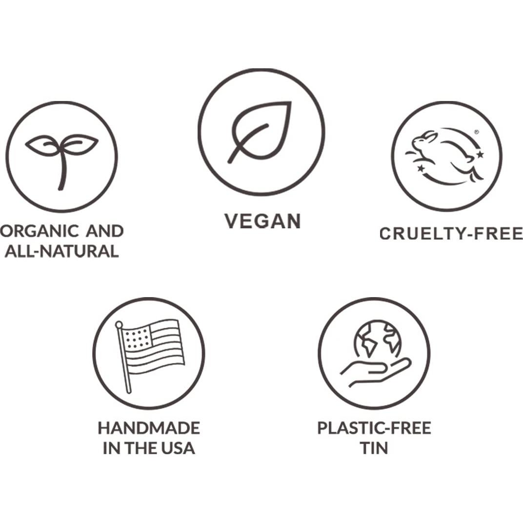 Mantequilla Labial Vegana Fabula Nebulae - 2 Paquetes, Hidratante con Manteca de Karité y Té de Menta