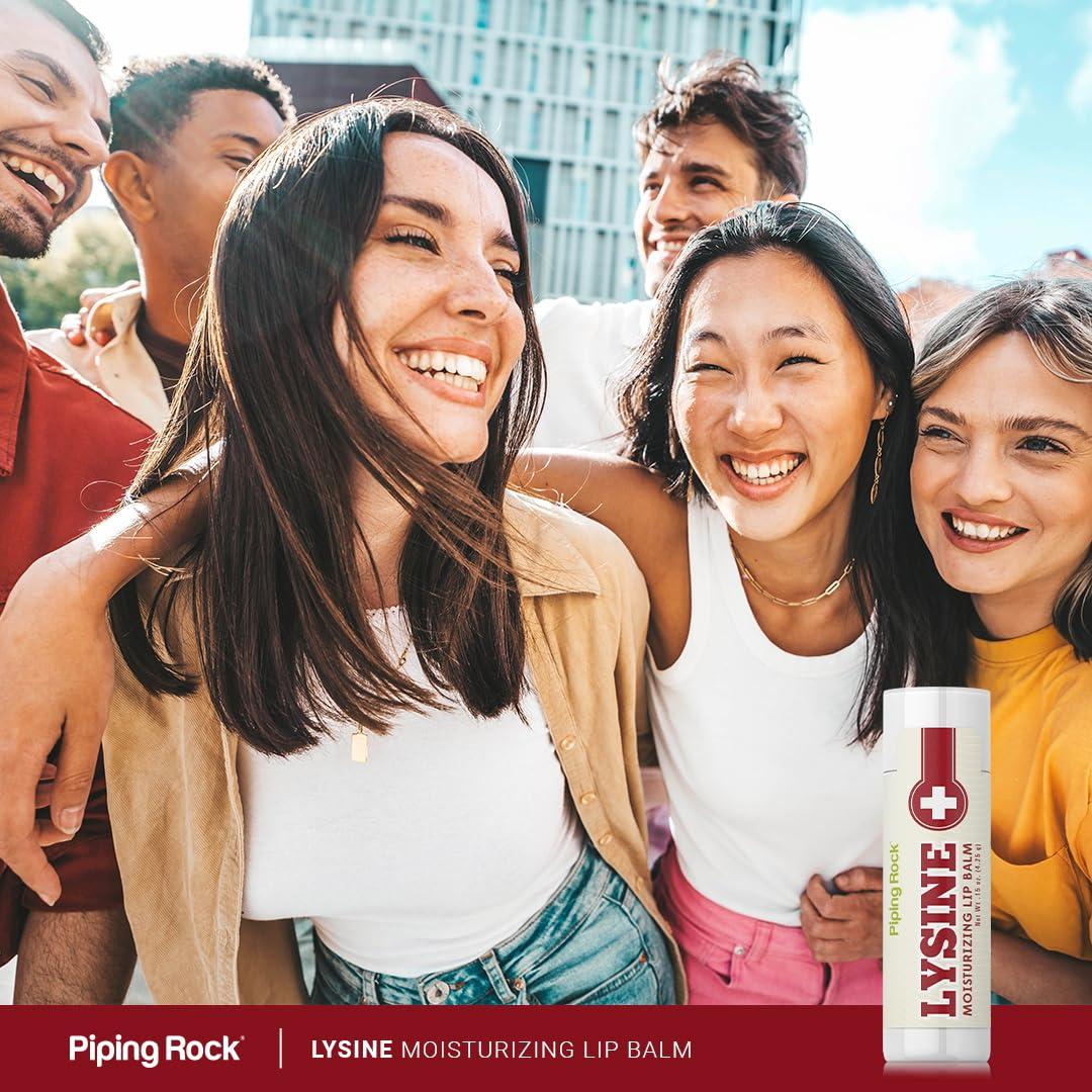 Bálsamo Labial Piping Rock con Lisina 4.25 g Hidratante
