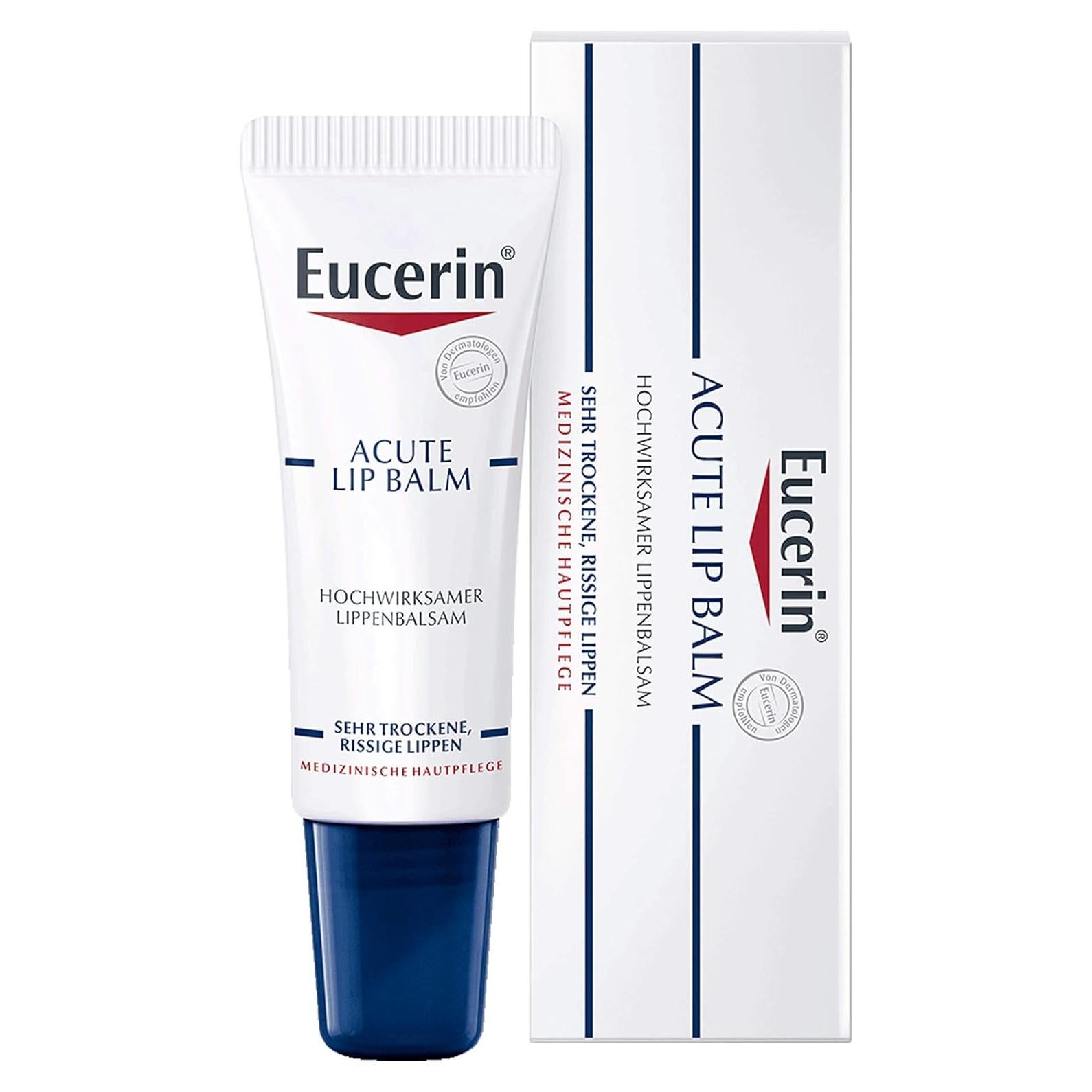 Bálsamo Labial Calmante Eucerin 10ml para Piel Seca