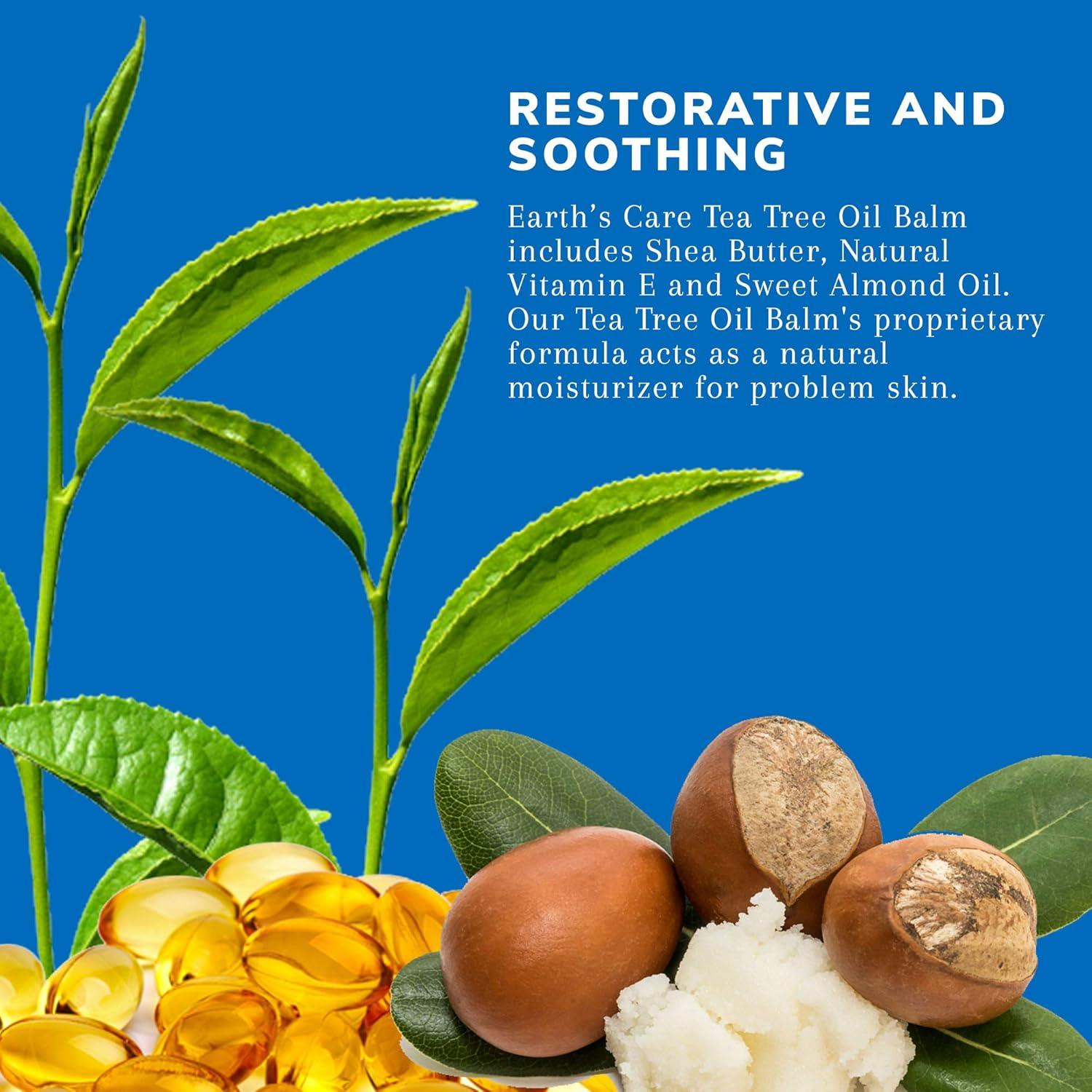 Bálsamo de Aceite de Árbol de Té Earth's Care 5.95 g Sin Parabenos