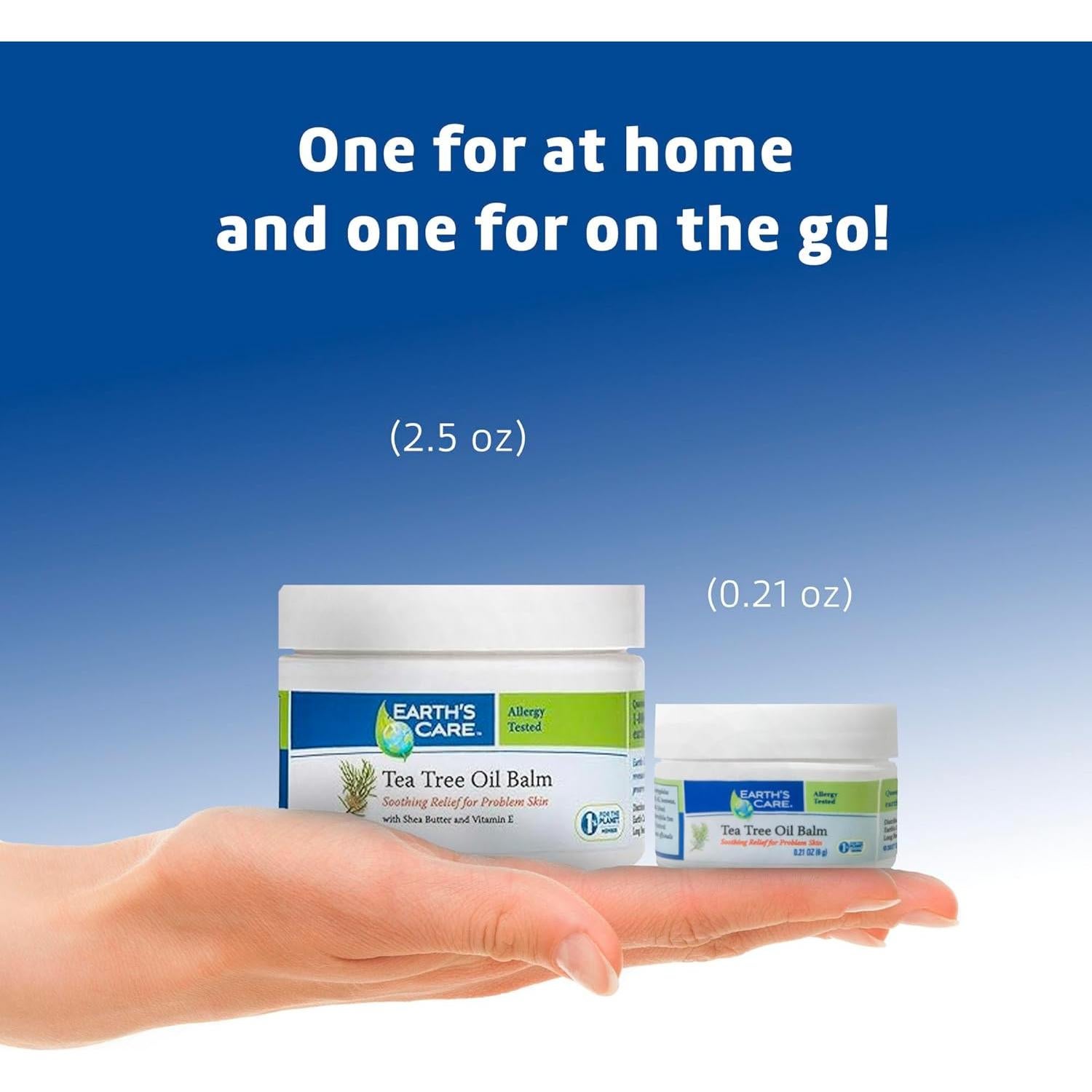 Bálsamo de Aceite de Árbol de Té Earth's Care 5.95 g Sin Parabenos