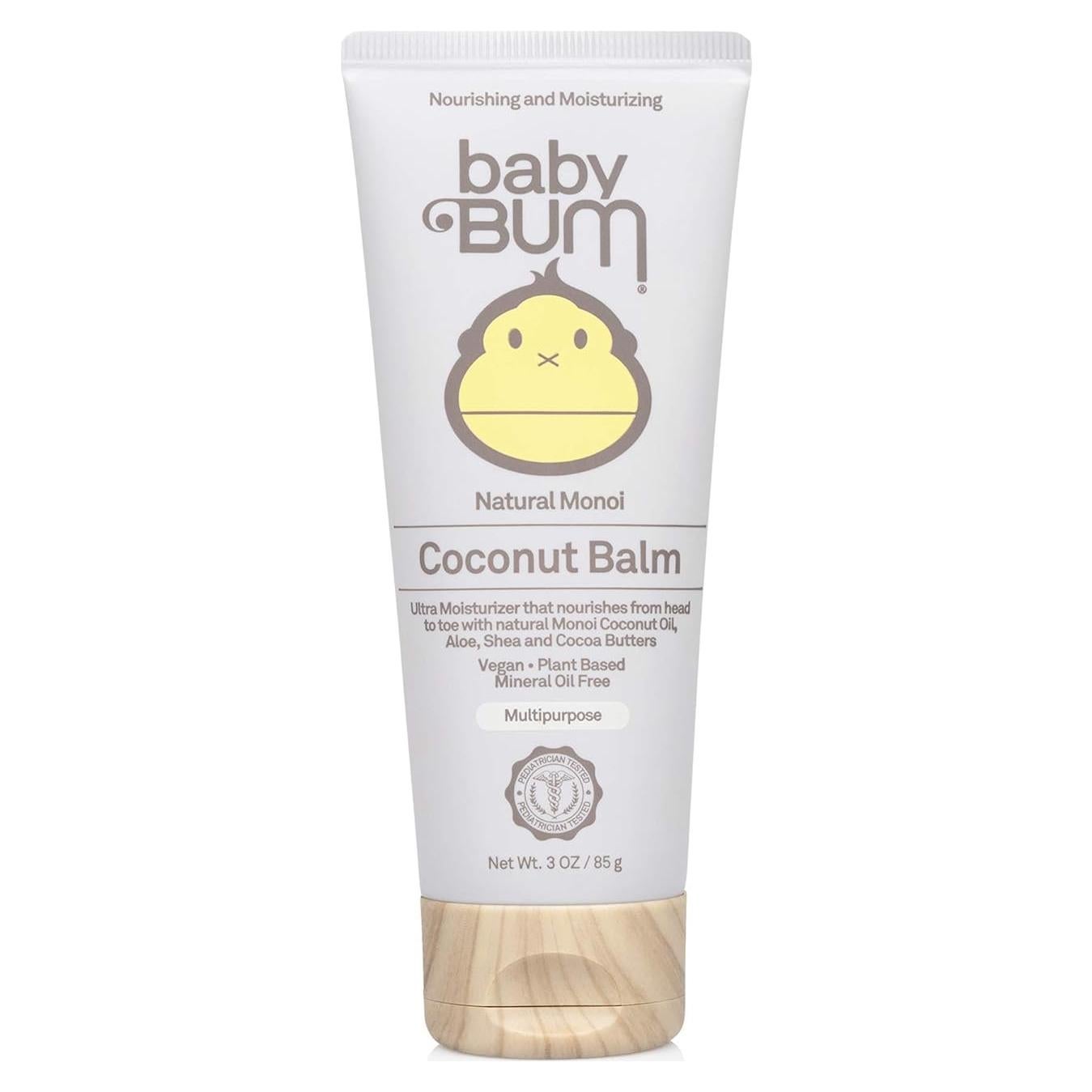 Bálsamo Monoi de Coco Baby Bum 85g - Hidratante Natural Vegano