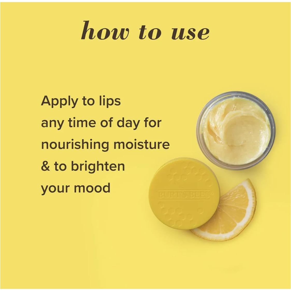 Bálsamo Labial Hidratante Burt's Bees Sorbete de Limón 7g