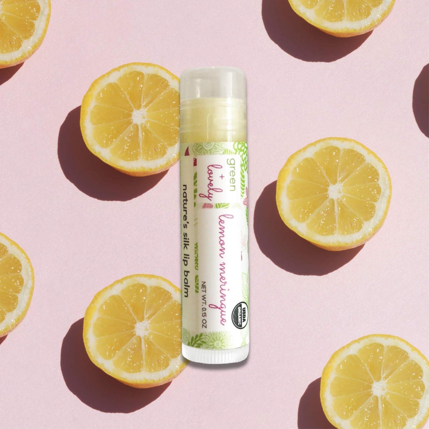 Bálsamo Labial Orgánico Green and Lovely Limón Merengue 3 Unidades