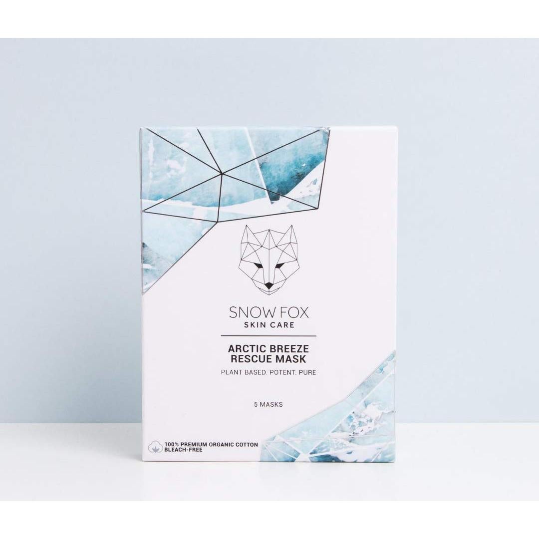 Máscara de Rescate Snow Fox Skincare con Menta y Aloe Vera 1 Unidad