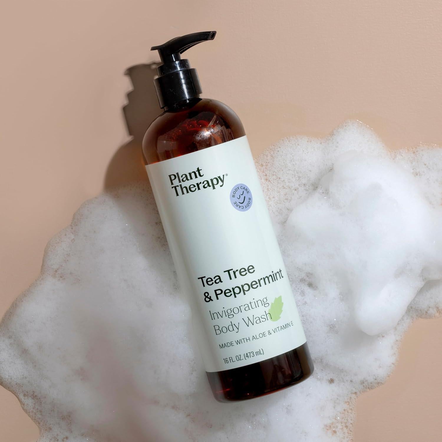 Jabón Corporal Natural Plant Therapy 473 ml Árbol de Té y Menta