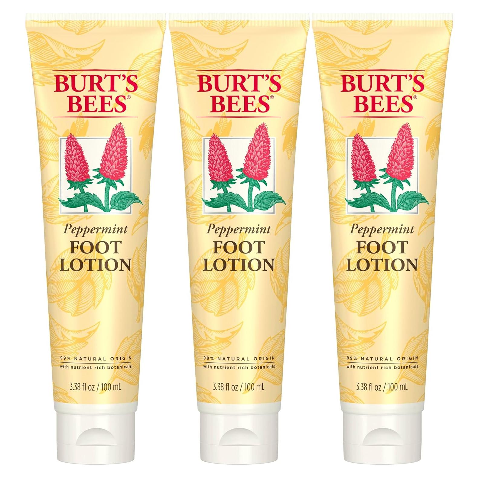 Loción para Pies de Menta Burt's Bees - Hidratante 3 Piezas