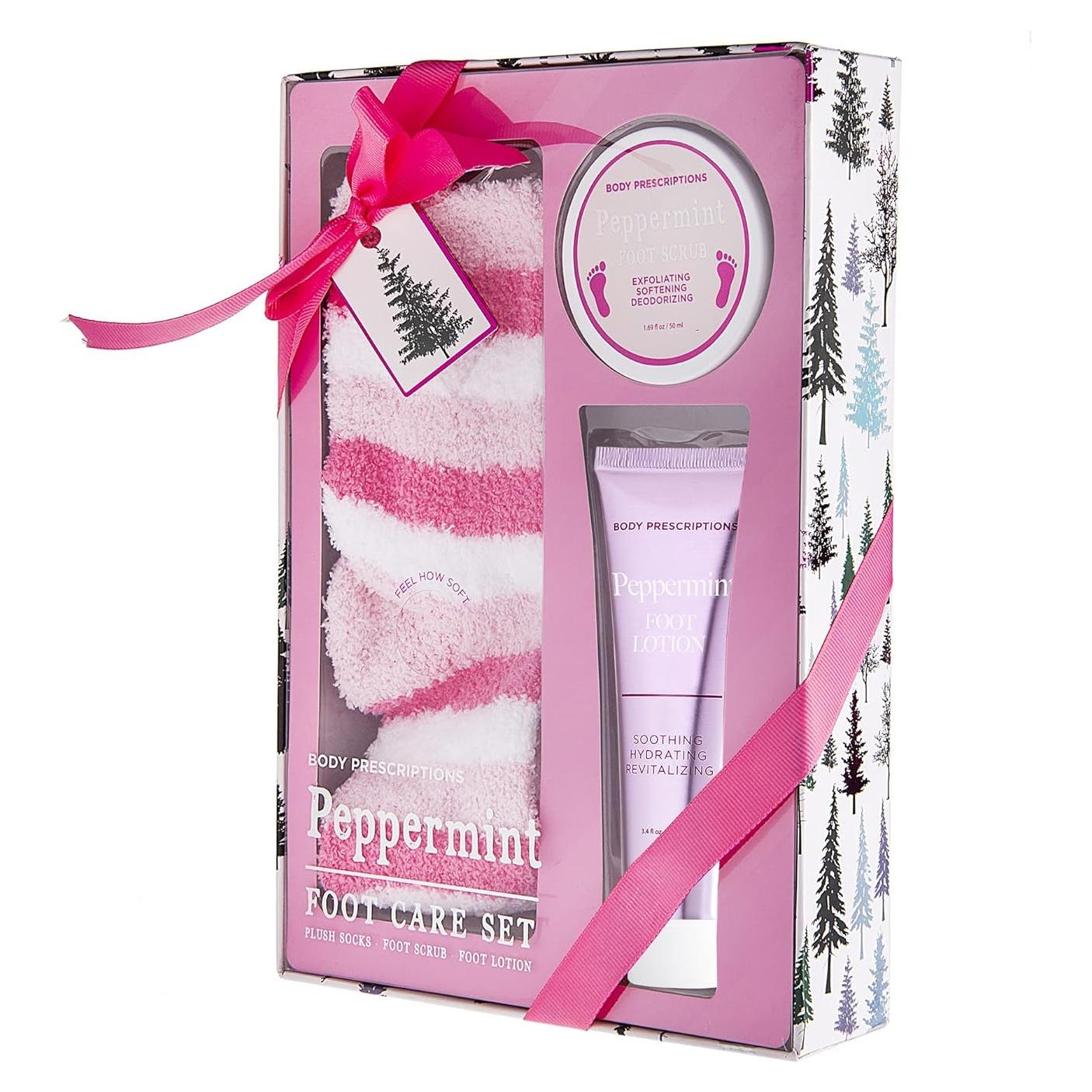 Set de Spa para Pies Live Green - Exfoliante y Loción Menta