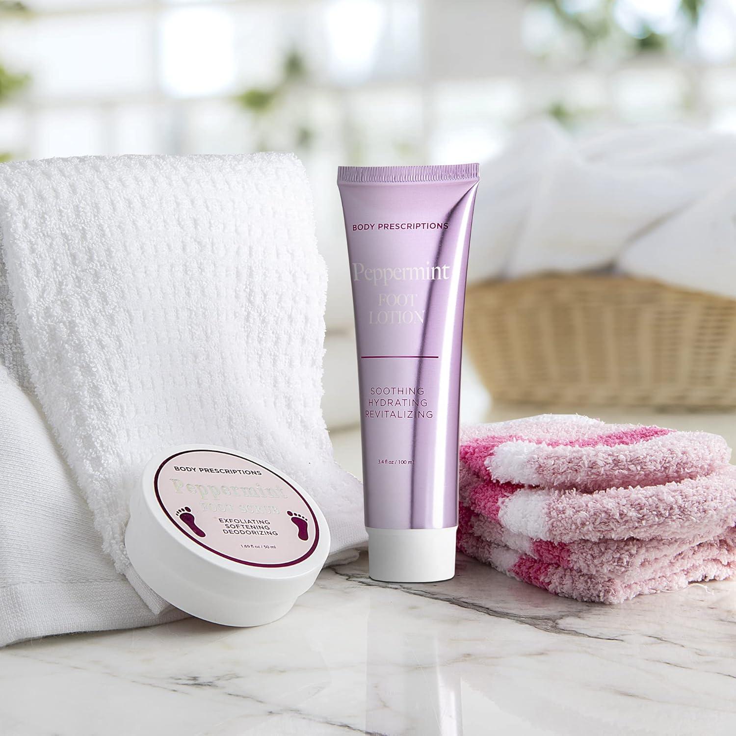 Set de Spa para Pies Live Green - Exfoliante y Loción Menta