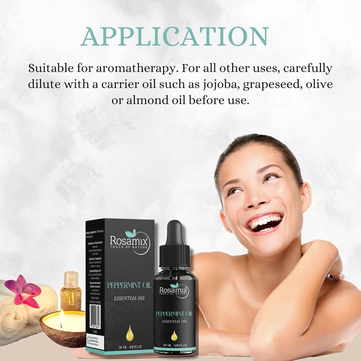 Aceite Esencial de Menta Pura Rosamix 30ml - Natural y Refrescante