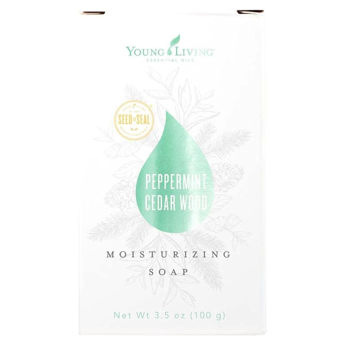 Jabón Hidratante Young Living Menta y Cedro 98 g - Cuidado Piel