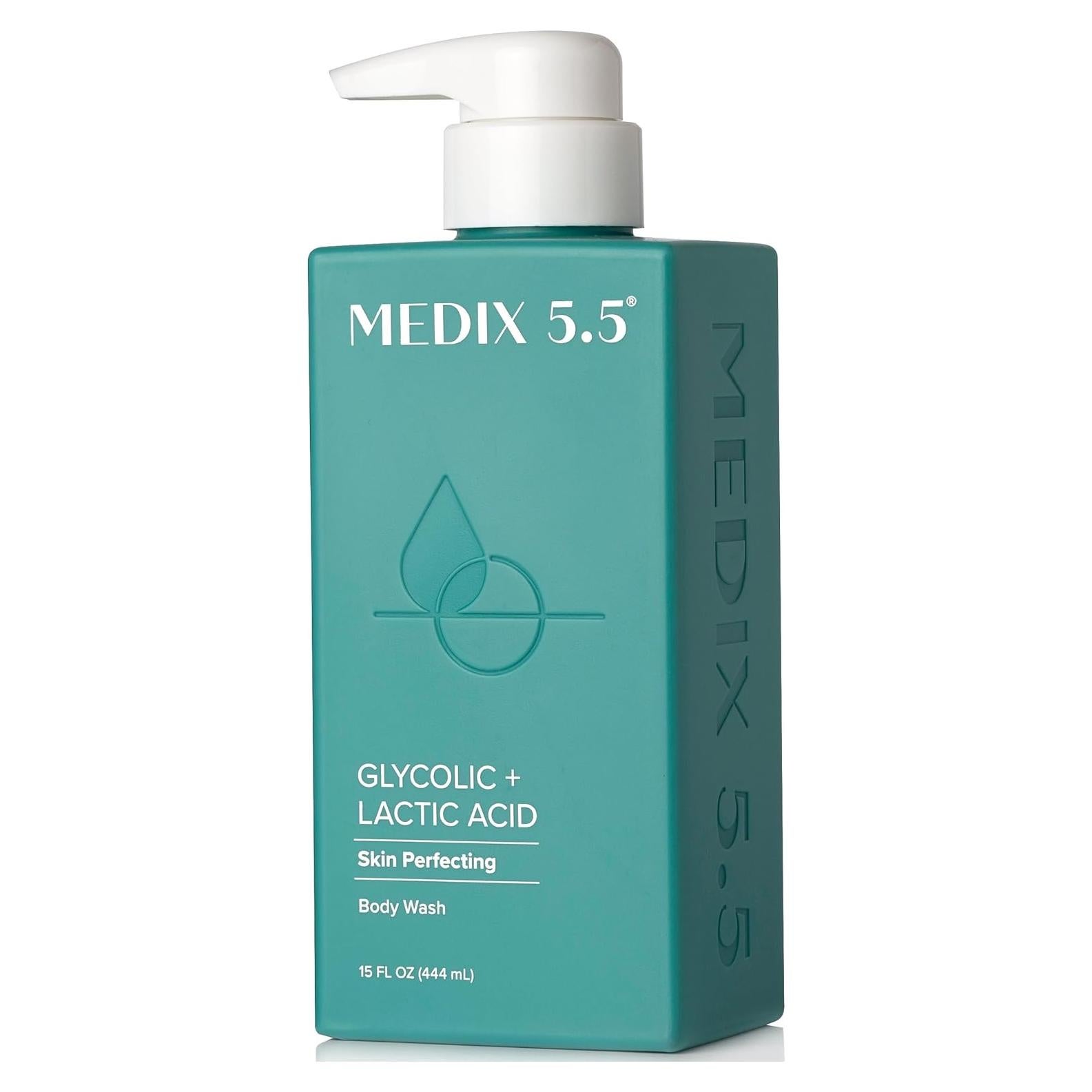 Gel de Ducha Exfoliante Medix 5.5 con Ácido Glicólico 443 ml