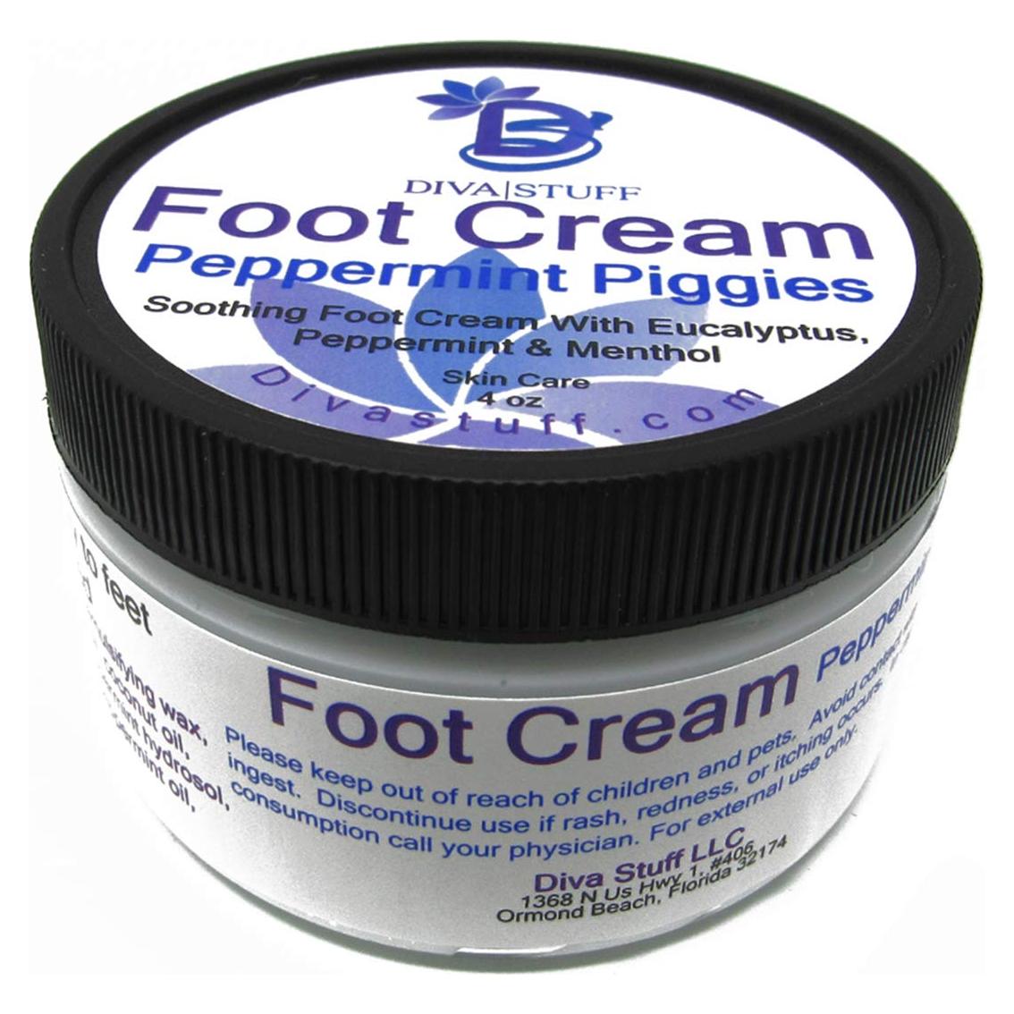 Crema para Pies Refrescante Diva Stuff 113g Eucalipto Menta