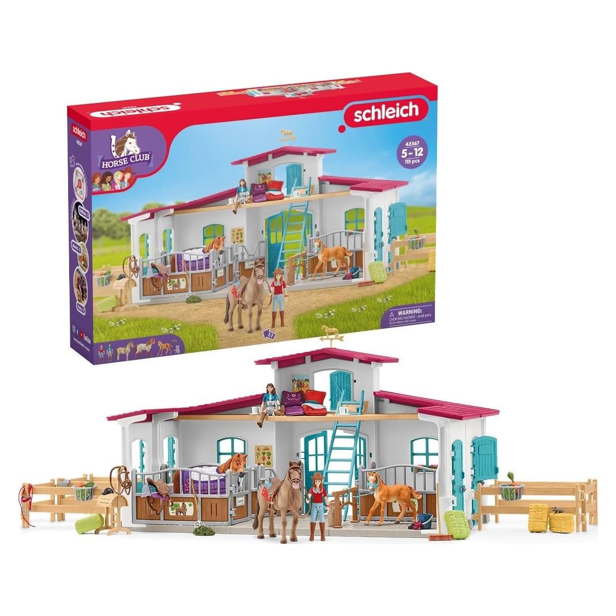 Set de Juego Schleich Club de Caballos 115 Piezas - Orilla del Lago
