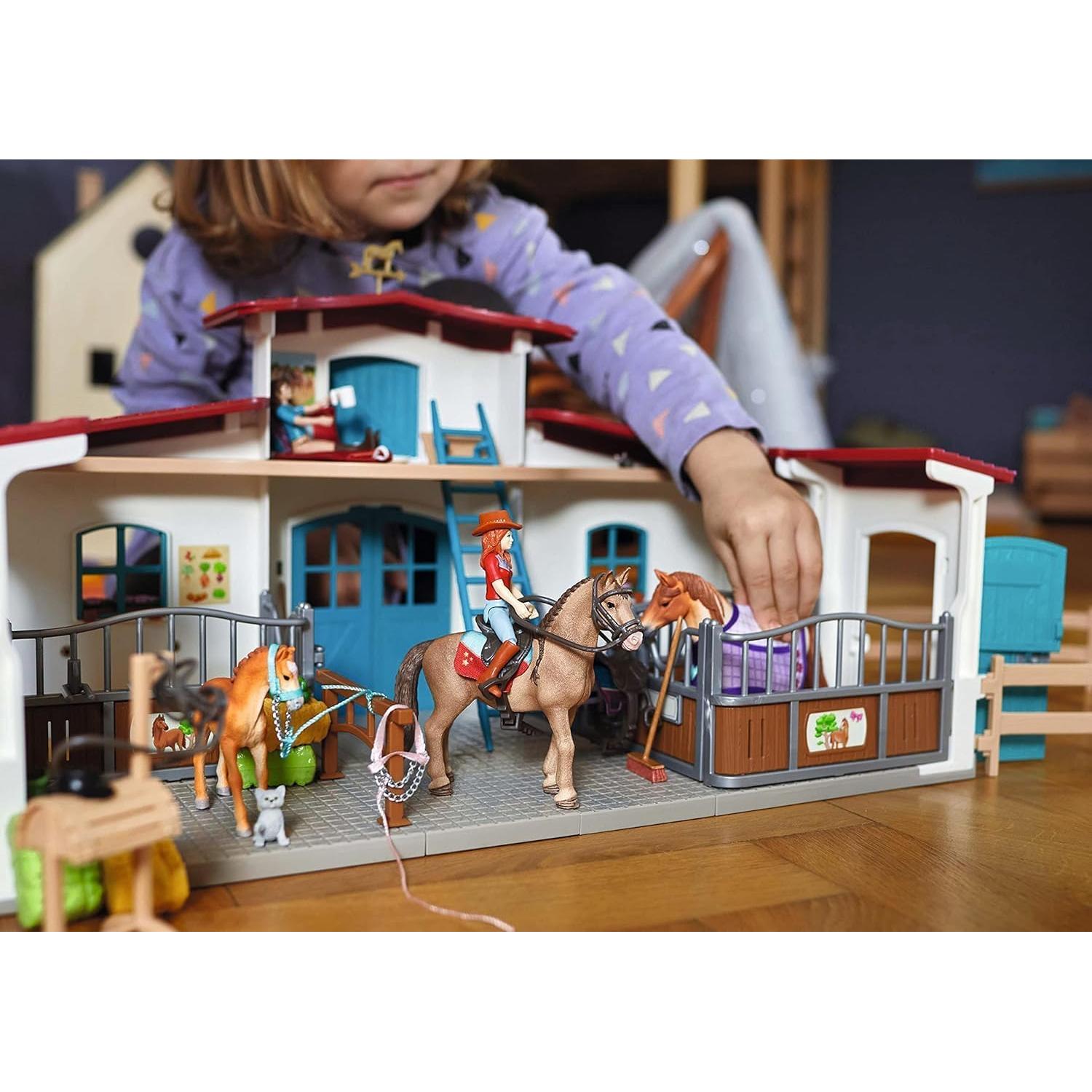 Set de Juego Schleich Club de Caballos 115 Piezas - Orilla del Lago