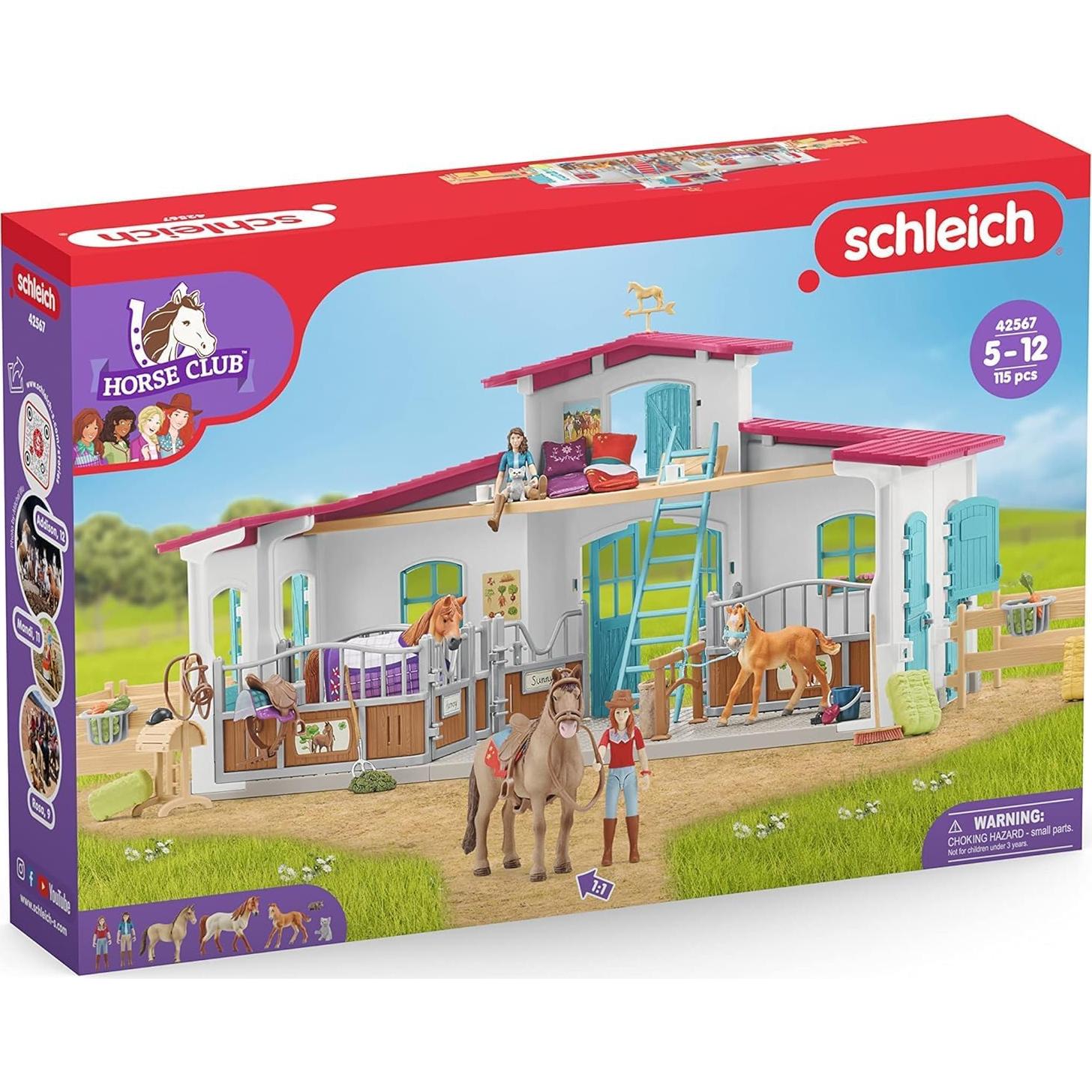 Set de Juego Schleich Club de Caballos 115 Piezas - Orilla del Lago