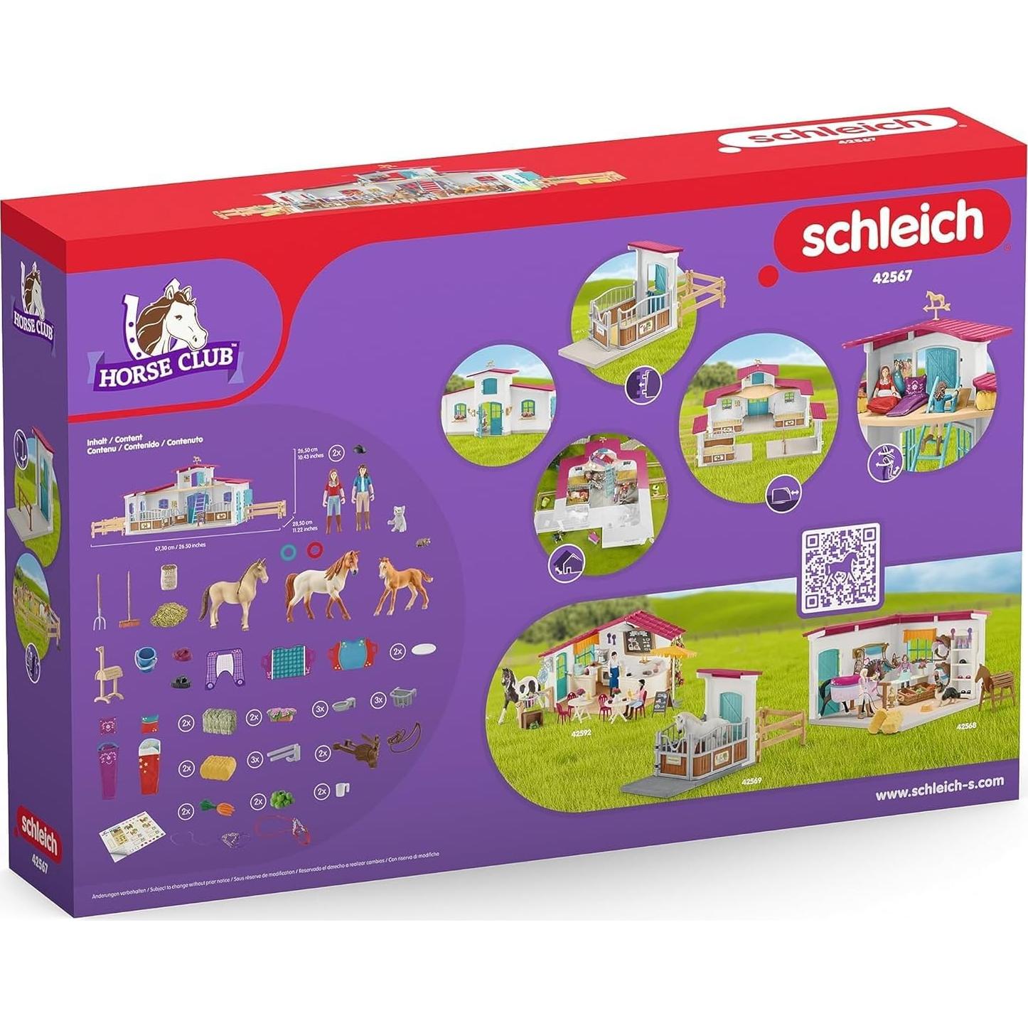 Set de Juego Schleich Club de Caballos 115 Piezas - Orilla del Lago