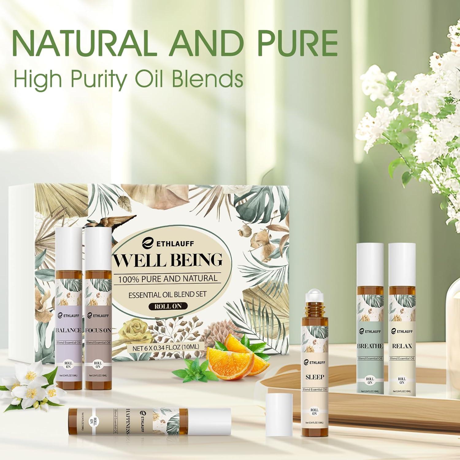 Set de Aceites Esenciales Roll On 6 Pack - Ethlauff