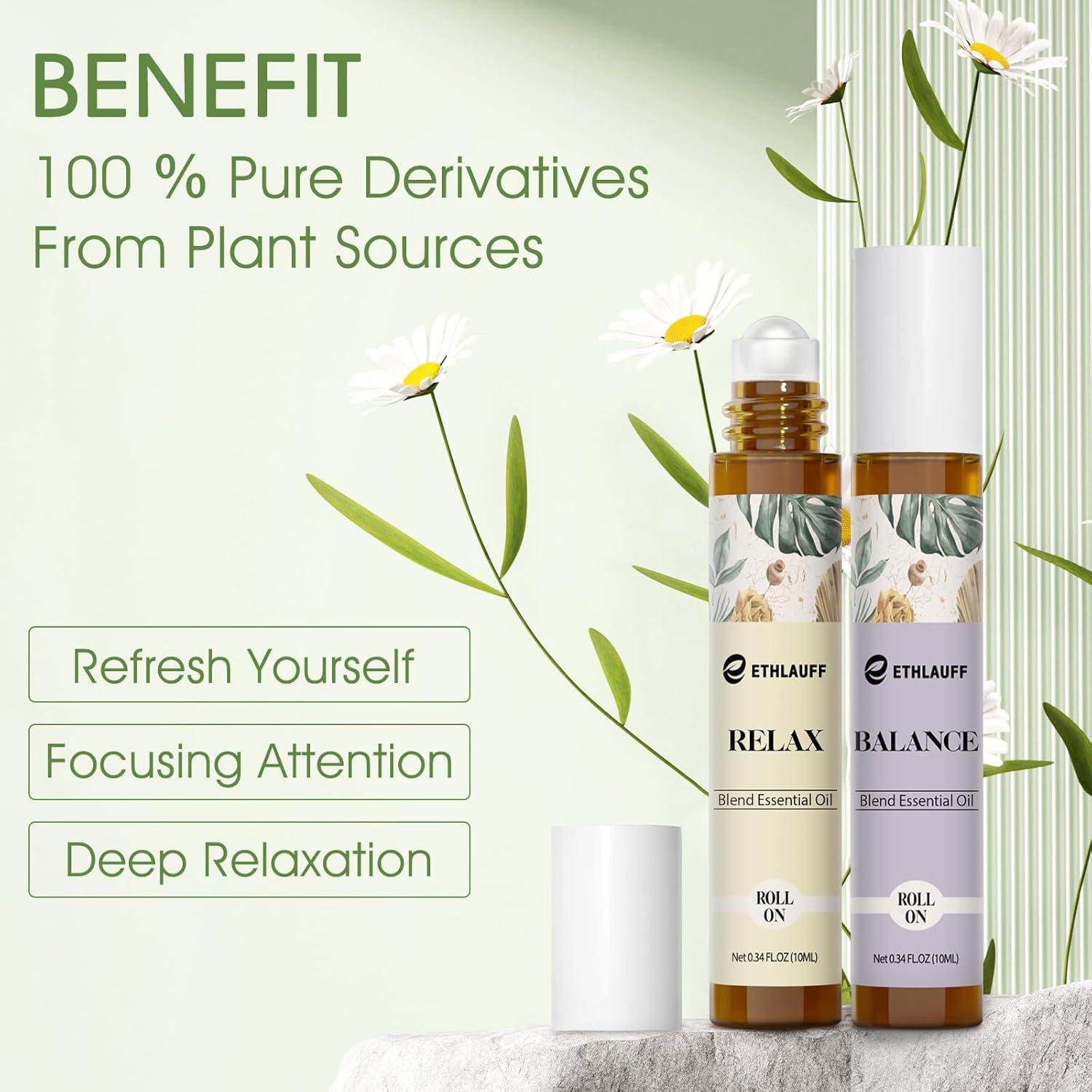 Set de Aceites Esenciales Roll On 6 Pack - Ethlauff
