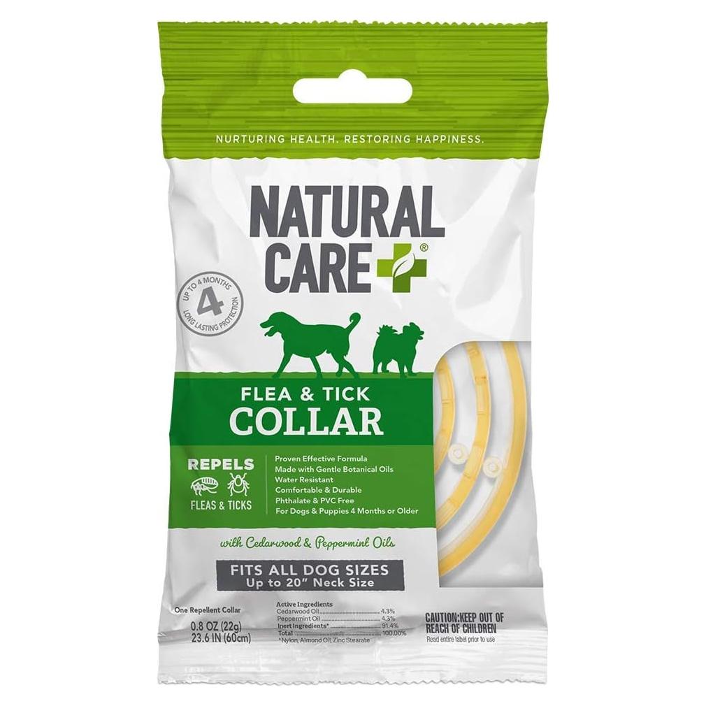 Collar Repelente de Pulgas y Garrapatas Natural Care+ 50.8 cm