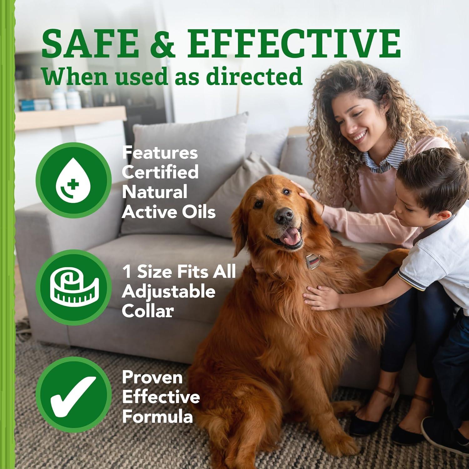 Collar Repelente de Pulgas y Garrapatas Natural Care+ 50.8 cm