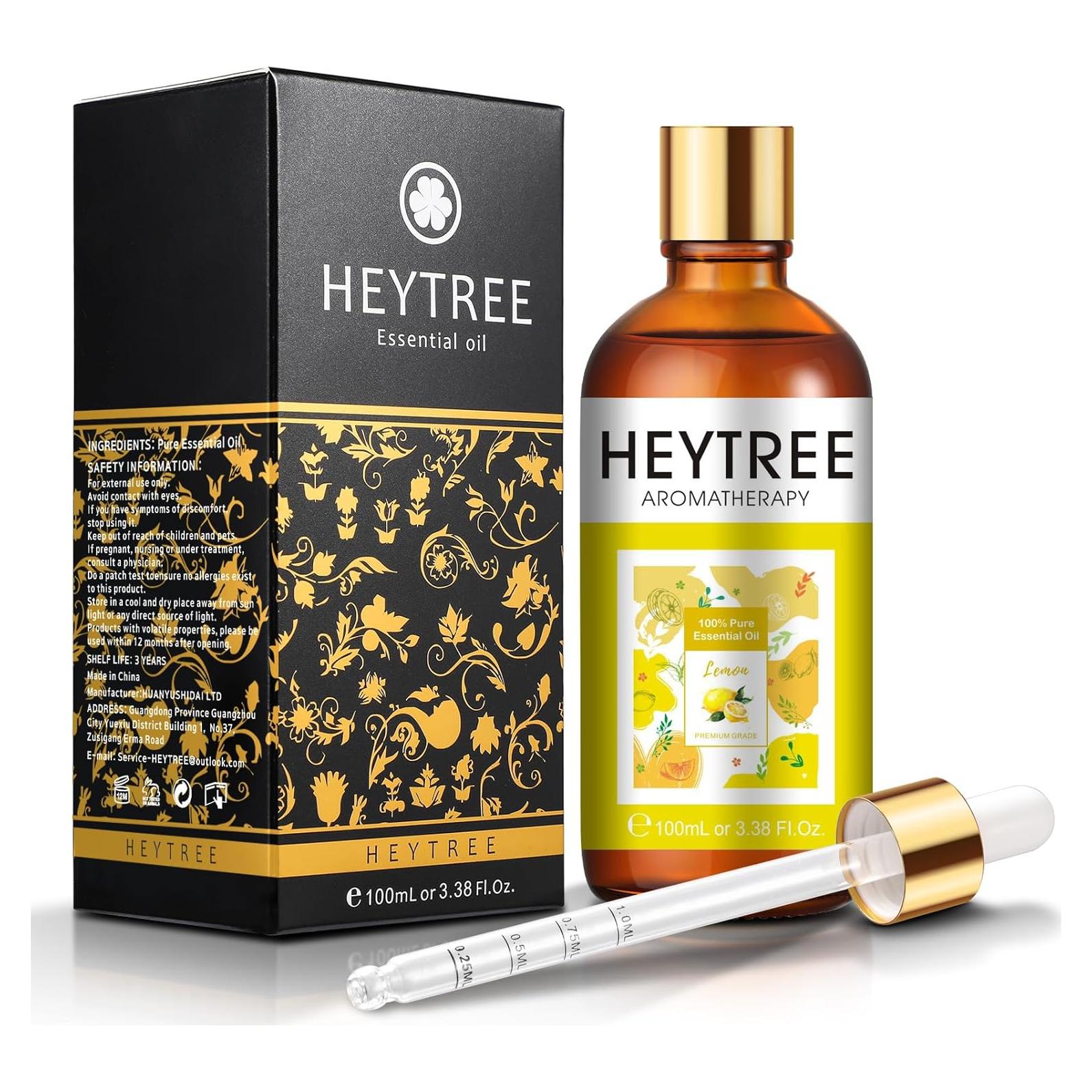 Aceite Esencial de Limón HEYTREE 100ml - Energizante y Limpiador