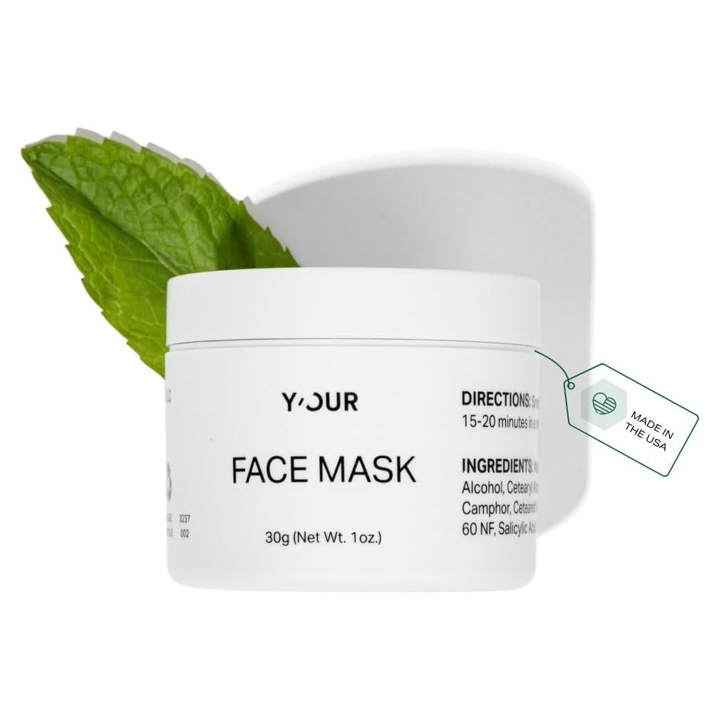 Mascarilla Facial Purificante Detox Y'OUR con Ácido Salicílico