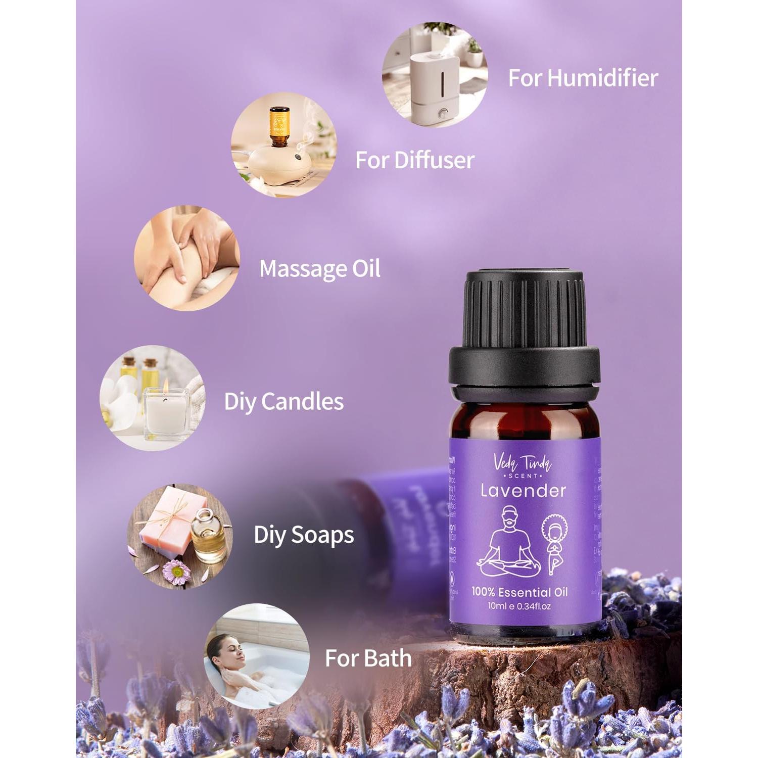 Set de Aceites Esenciales VTS 6 x 10ml - Aromaterapia Natural