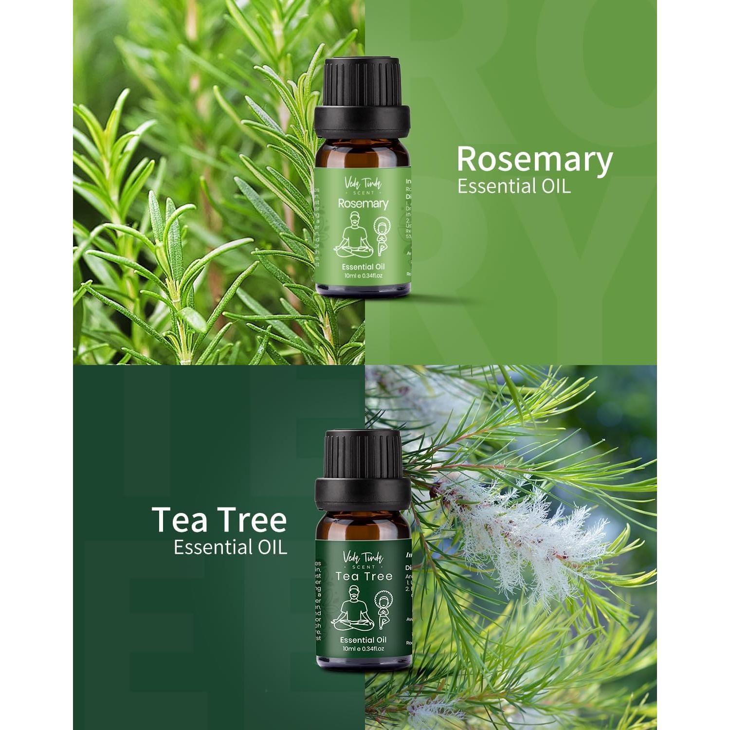 Set de Aceites Esenciales VTS 6 x 10ml - Aromaterapia Natural