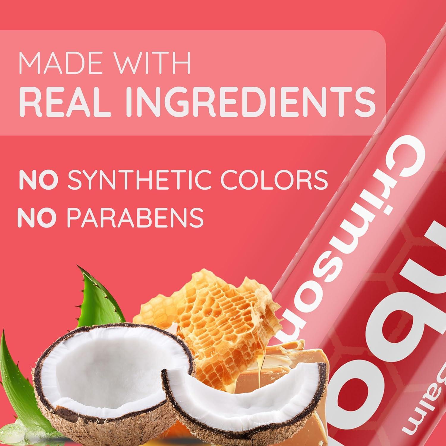 Bálsamo Labial Tinte Carmesí Bambalo 4-Pack Hidratante