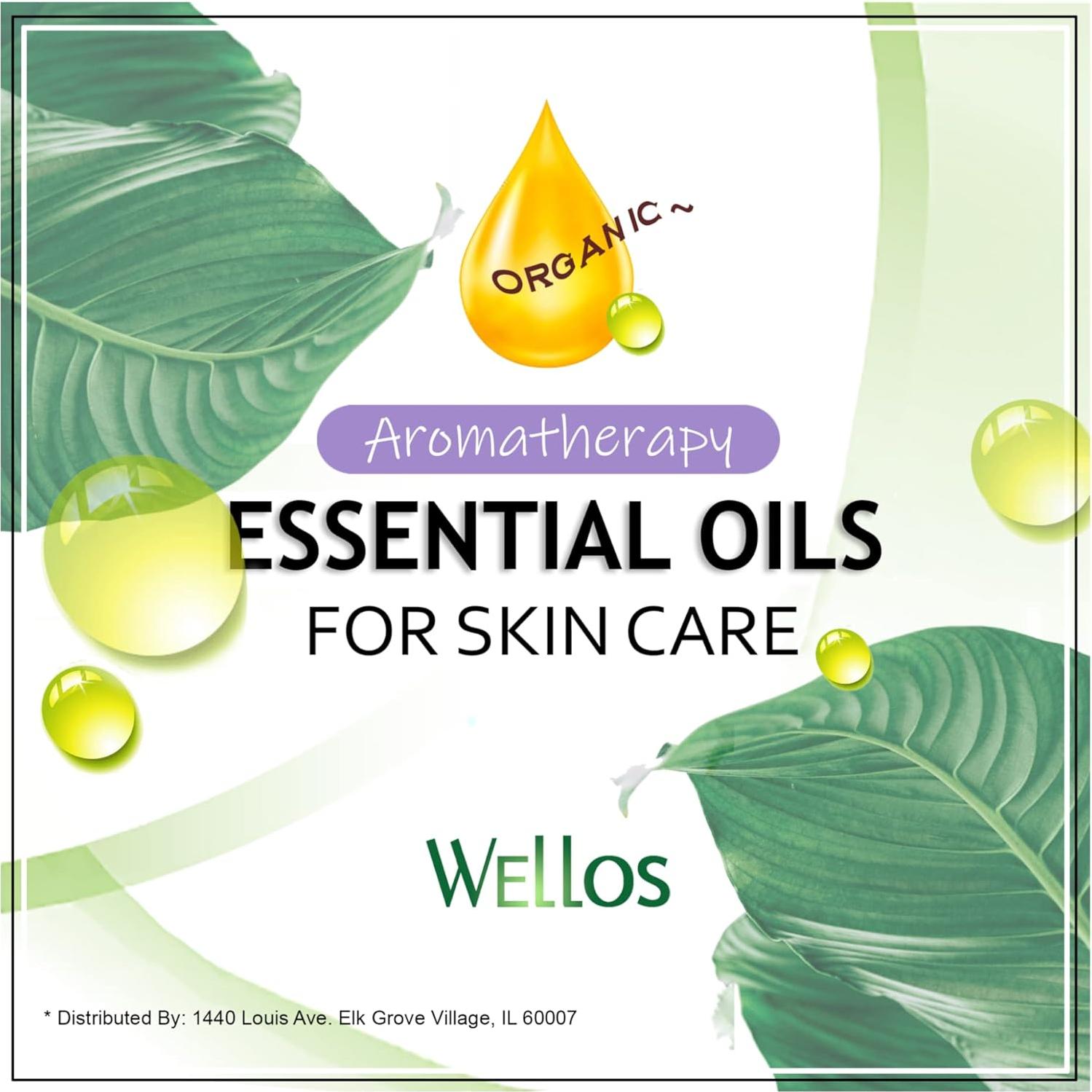 Aceite Esencial de Aromaterapia Wellos Menta 120ml Hidratante