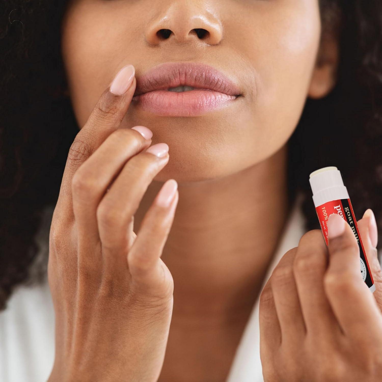 Bálsamo Labial Dionis de Leche de Cabra, Set de 6, 7.94 g, Giro de Menta