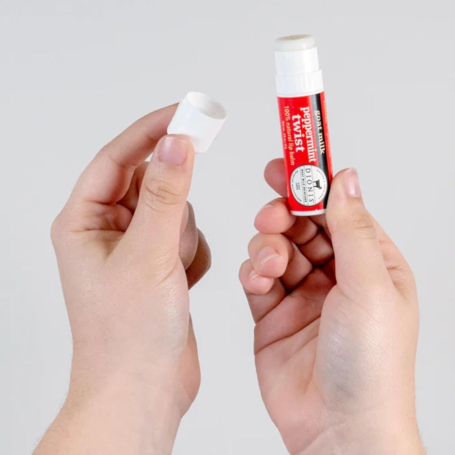 Bálsamo Labial Dionis de Leche de Cabra, Set de 6, 7.94 g, Giro de Menta