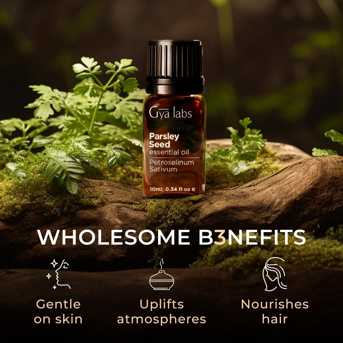 Aceite Esencial de Perejil Gya Labs - 10 ml - Hidratante para Piel y Cabello