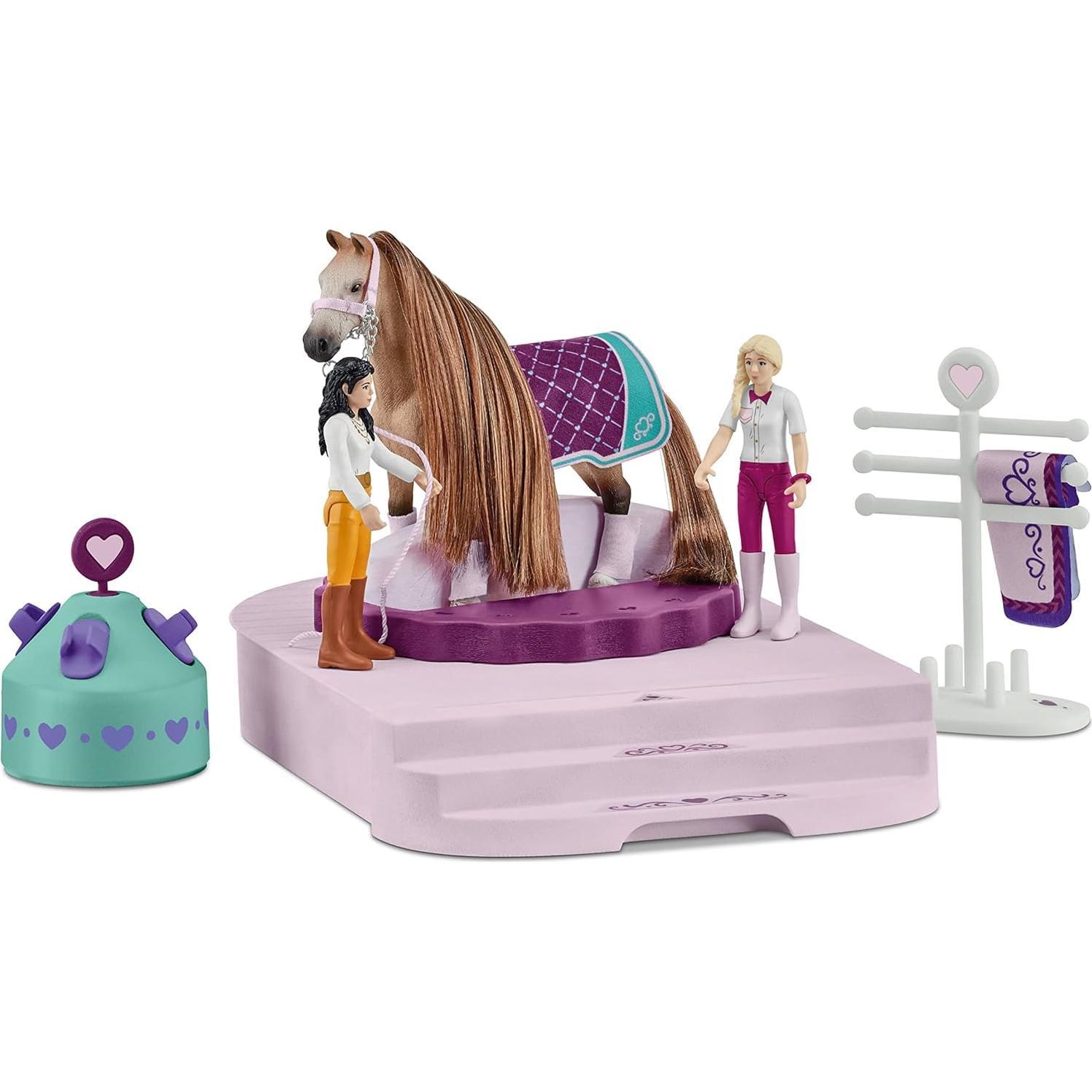 Salón de Belleza de Caballos Schleich 99 Piezas Accesorios