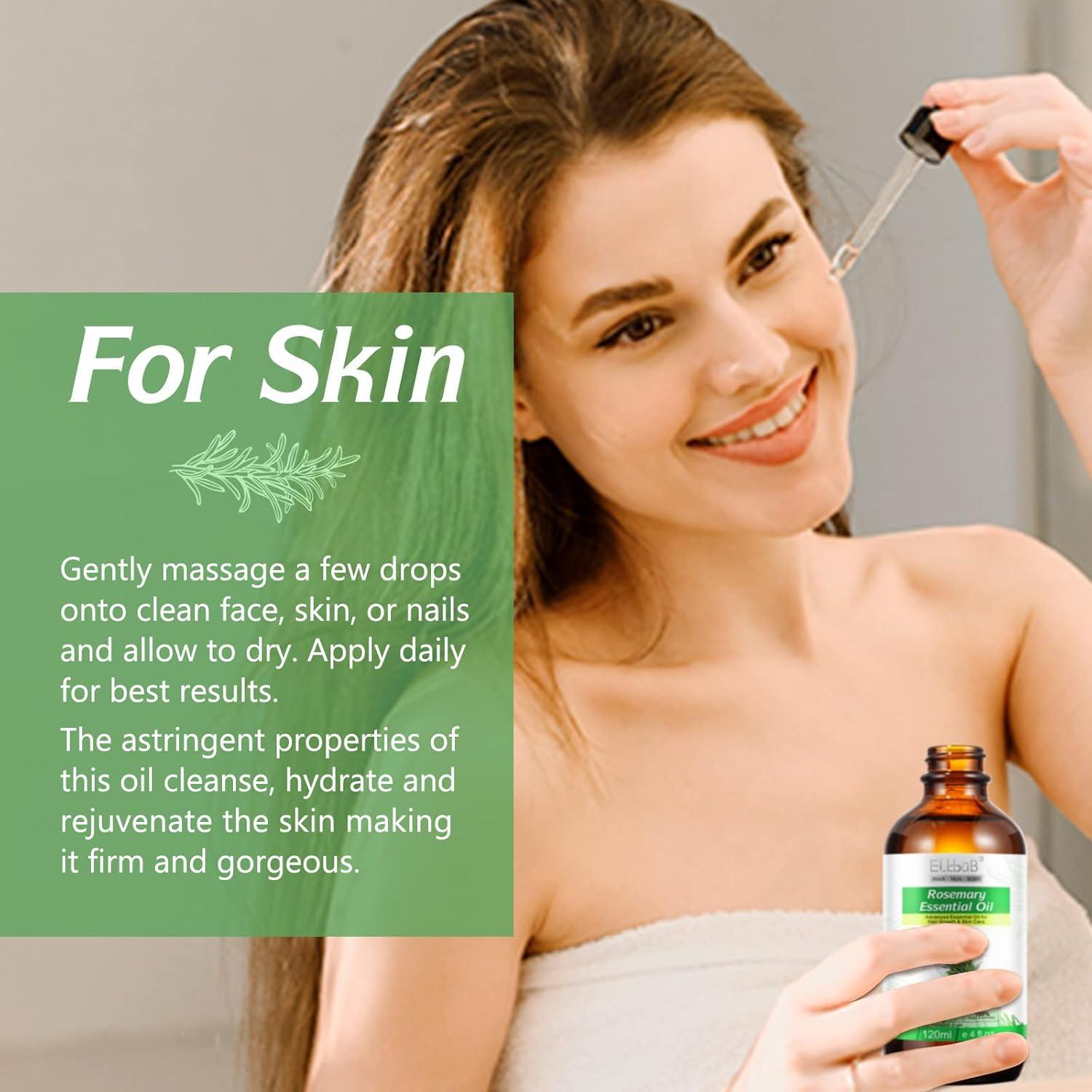 Aceite Esencial de Romero ELBBUB 120ml - Crecimiento Cabello y Piel