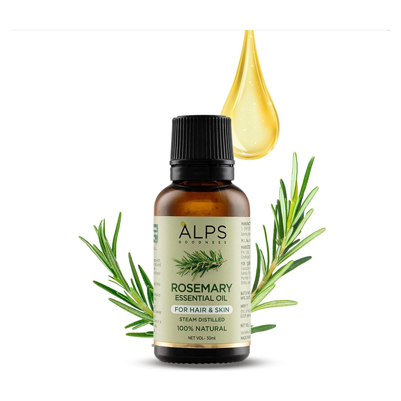 Aceite Esencial de Romero Alps Goodness 30ml Puro Natural