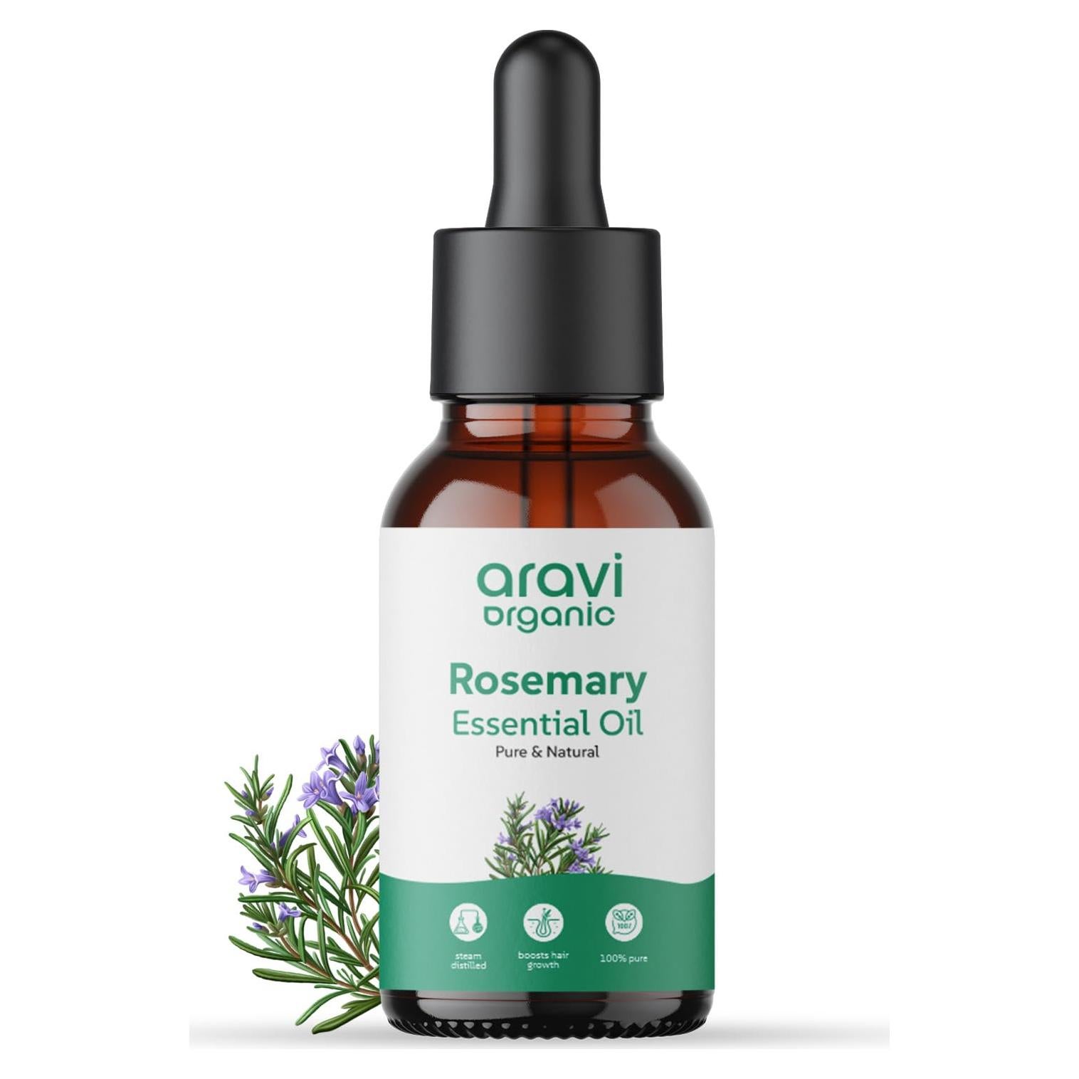 Aceite Esencial de Romero Orgánico 30ml - Crecimiento y Cuidado del Cabello