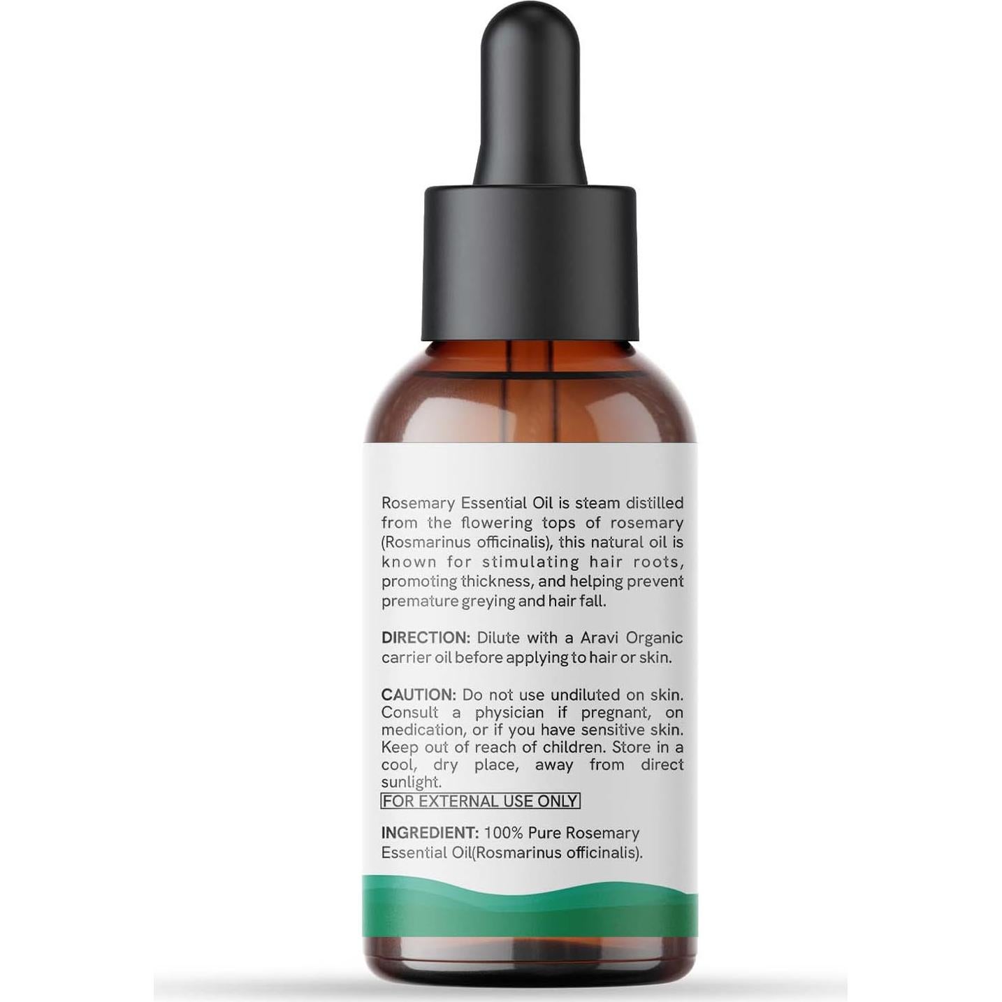 Aceite Esencial de Romero Orgánico 30ml - Crecimiento y Cuidado del Cabello