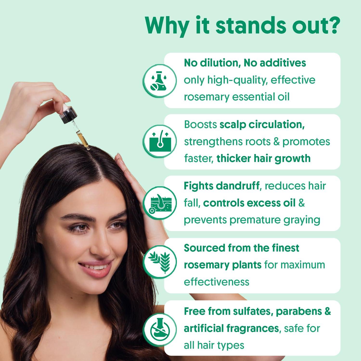 Aceite Esencial de Romero Orgánico 30ml - Crecimiento y Cuidado del Cabello