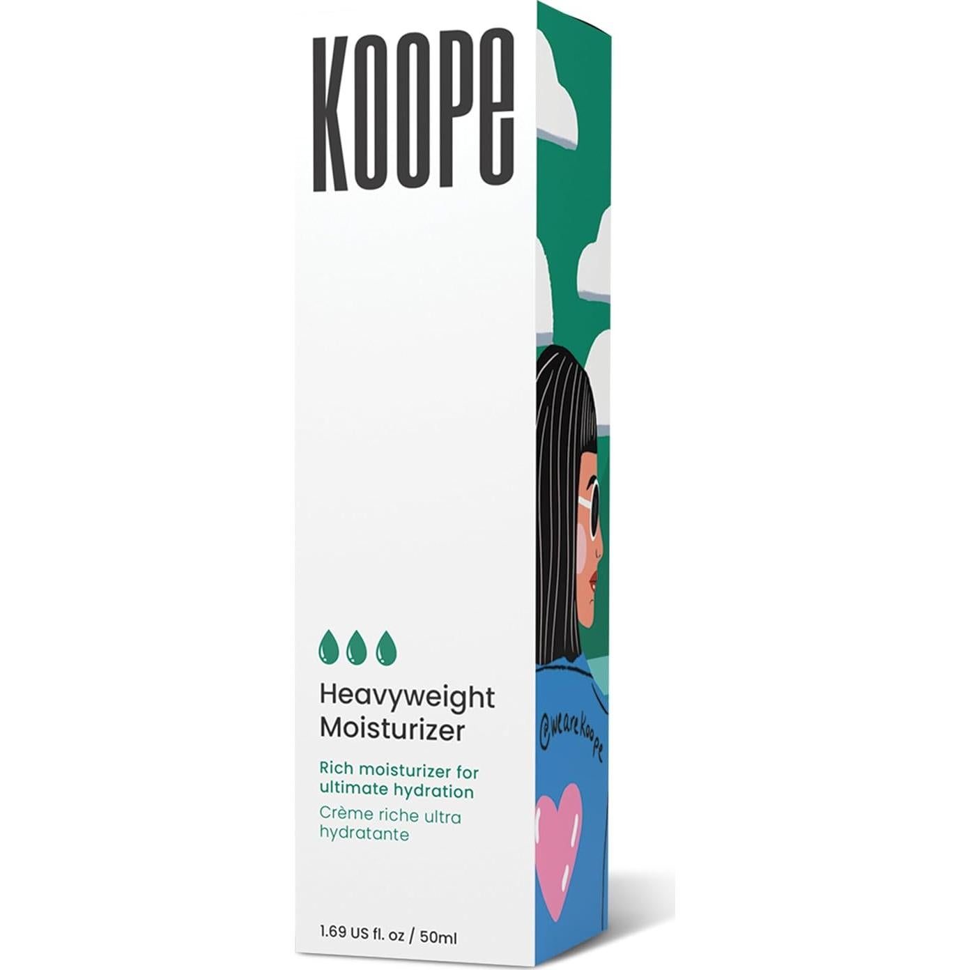 Crema Facial Hidratante Koope 49.9 ML para Piel Seca