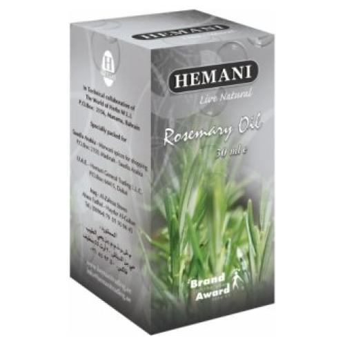 Aceite de Romero Hemani 30 mL - Aceite Comestible Puro para Cabello y Piel